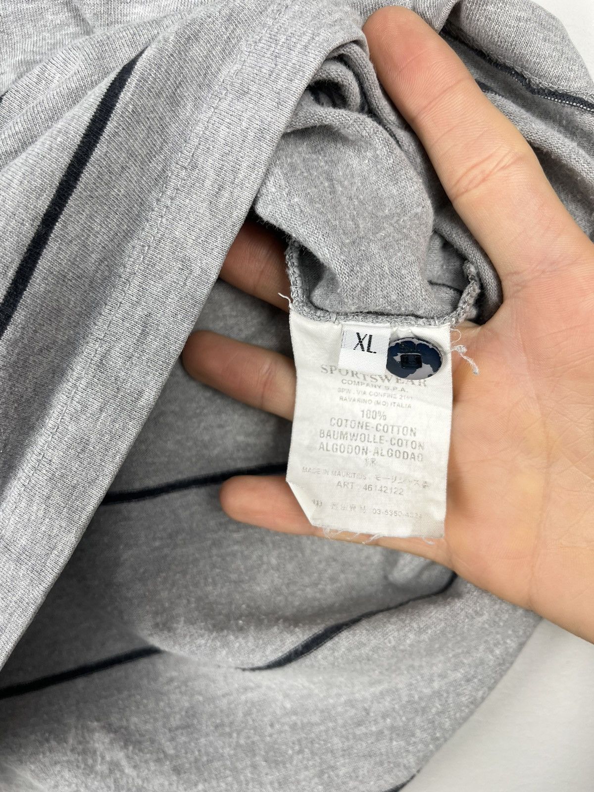 Massimo Osti × Stone Island × Vintage Stone Island vintage y2k Polo Shirt Size US XL / EU 56 / 4 - 9 Thumbnail