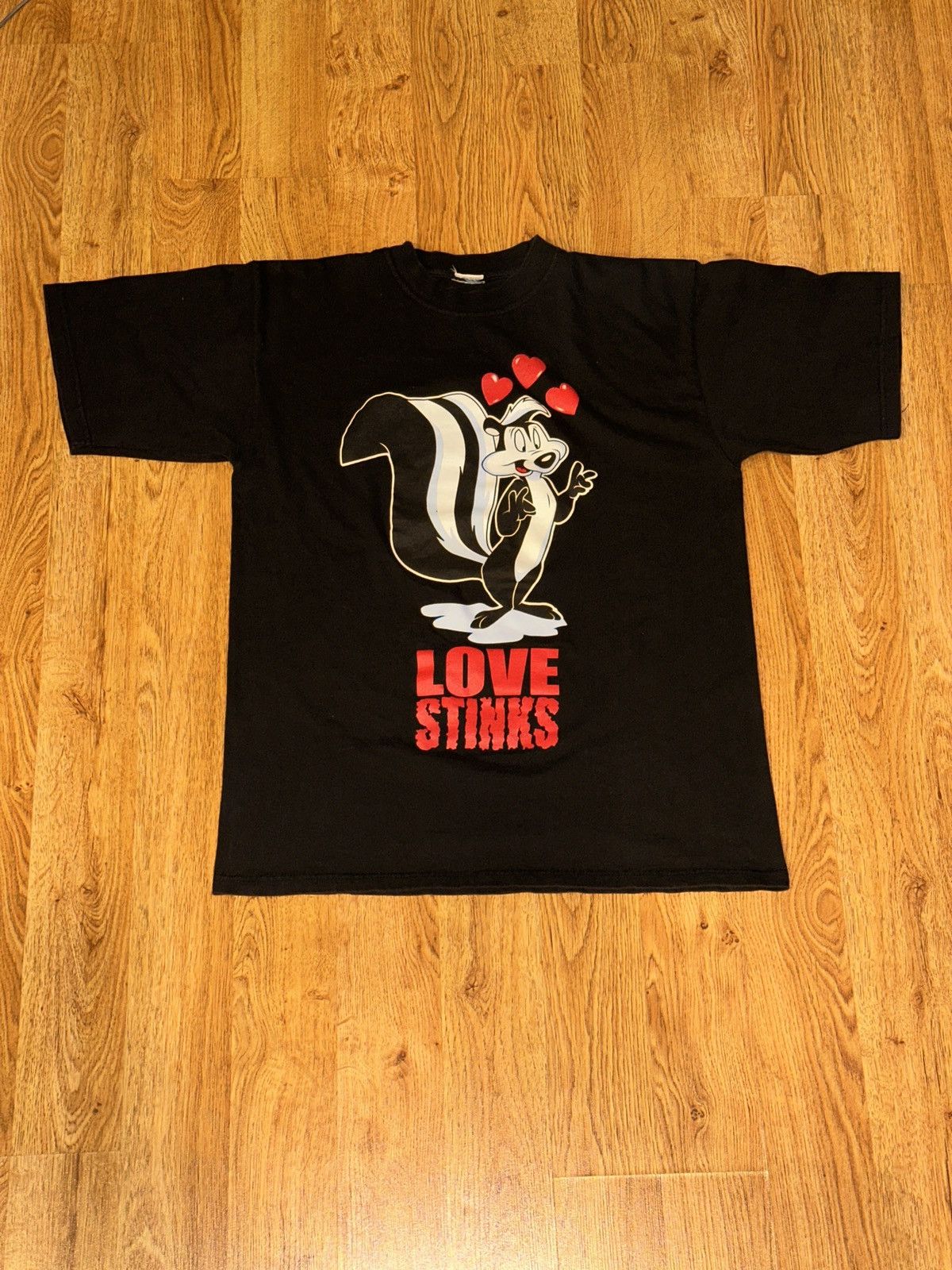 Cartoon Network VTG 1998 Looney Tunes Pepe Le Pew Love Stinks Graphic Tee M Size US M / EU 48-50 / 2 - 1 Thumbnail