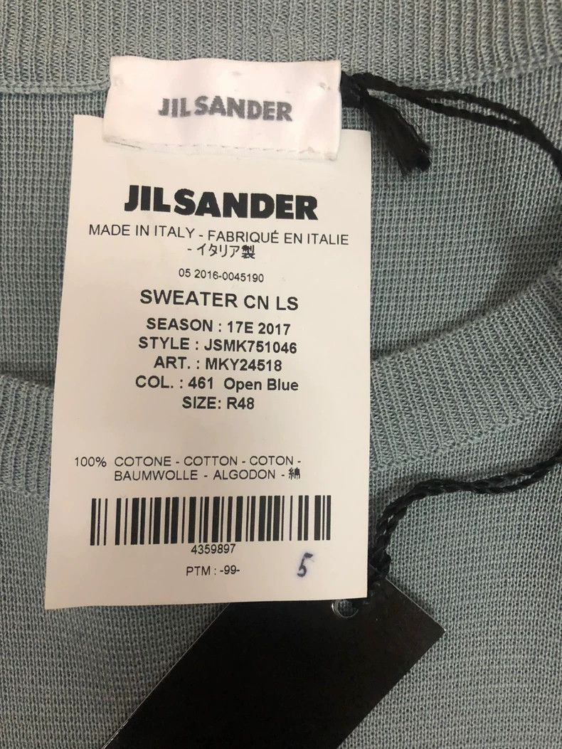 Jil Sander Jil Sander Special color knitted base layer long sleeve Size L / US 10 / IT 46 - 7 Thumbnail
