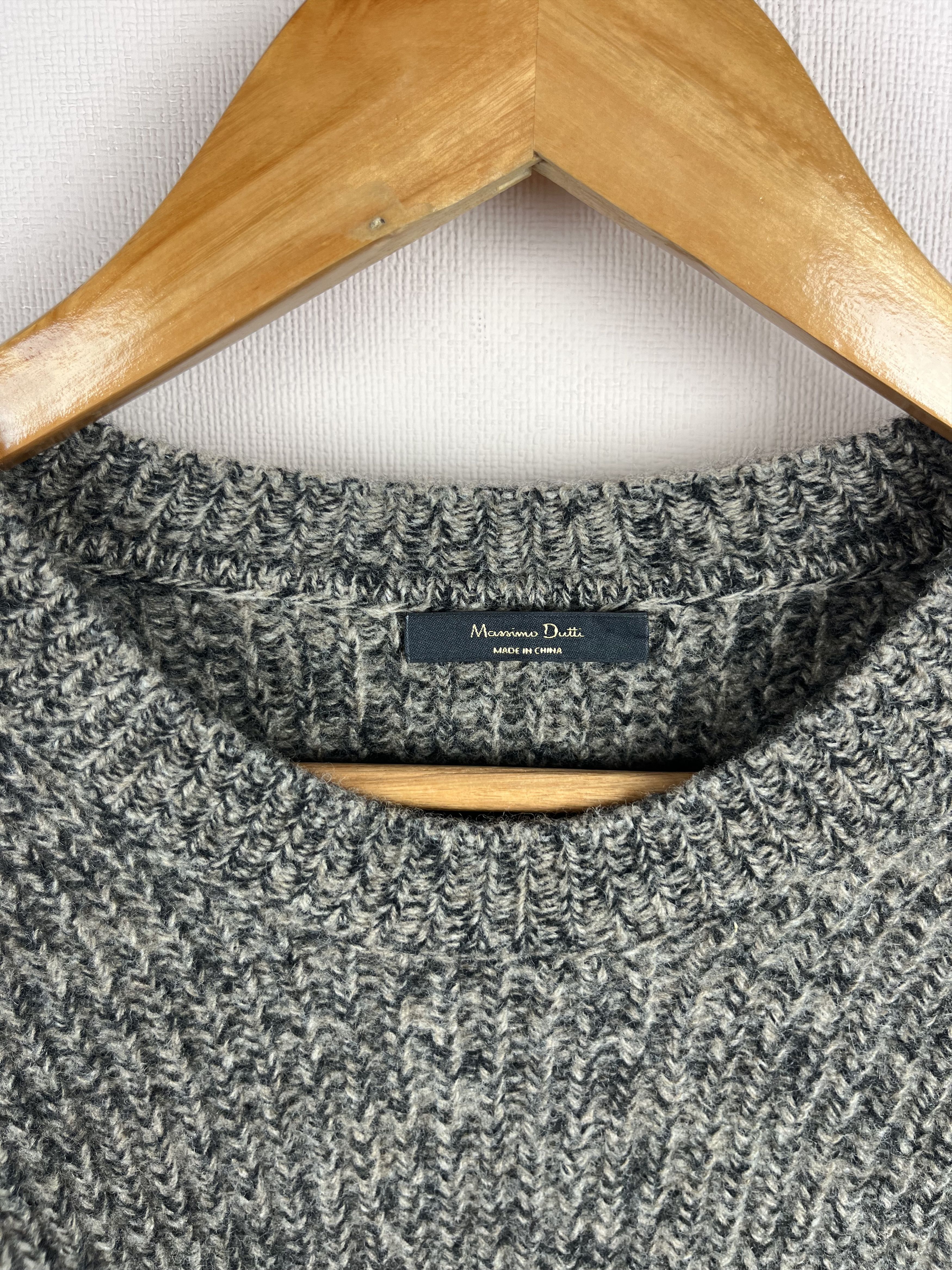 Massimo Dutti Massimo Dutti Sweater Wool Cashmere Long Sleeve Knit Pullove Size US L / EU 52-54 / 3 - 3 Thumbnail