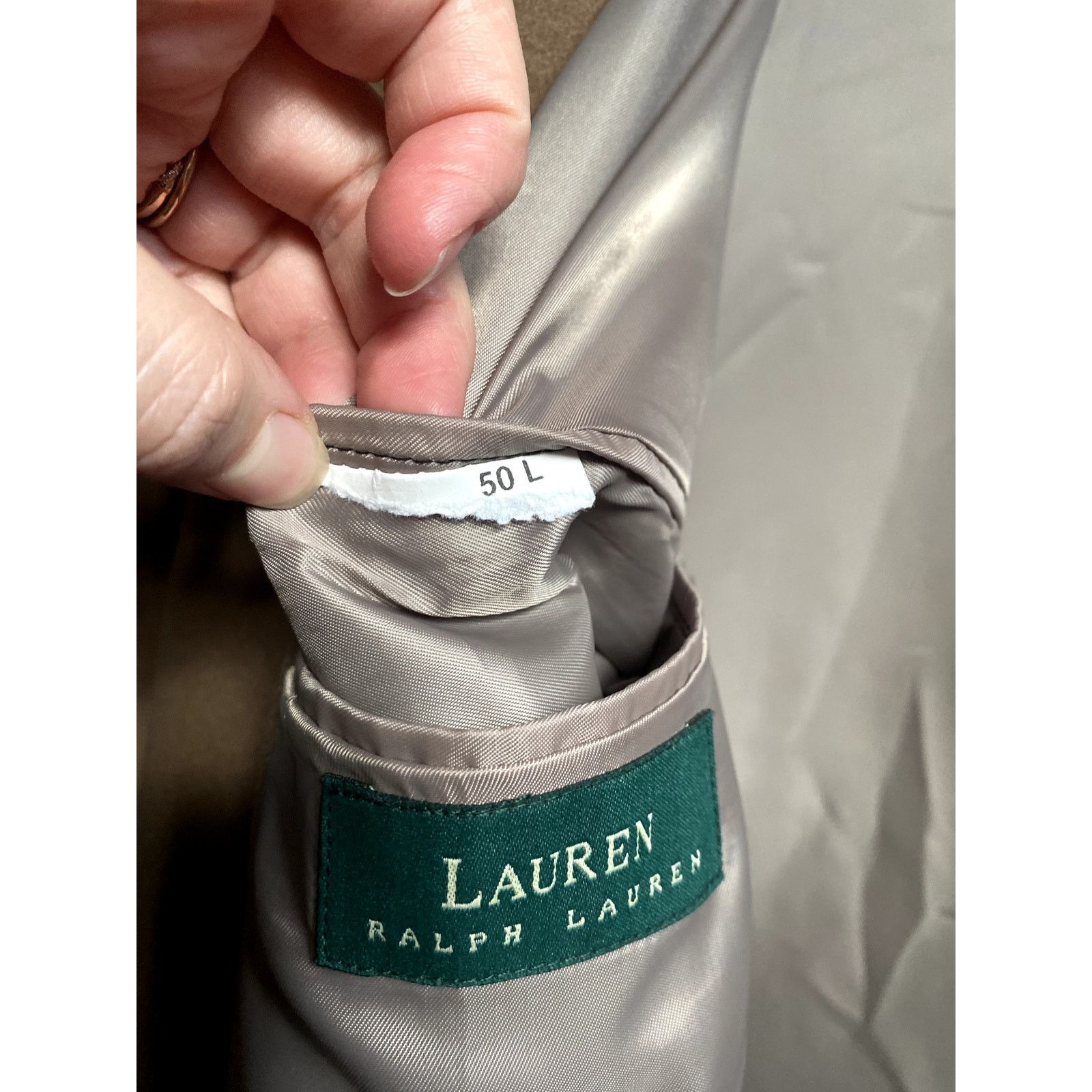 Lauren Ralph Lauren Ralph Lauren Camel Hair Wool Long Coat Tan Mens 50L Heritage Size US XXL / EU 58 / 5 - 7 Thumbnail
