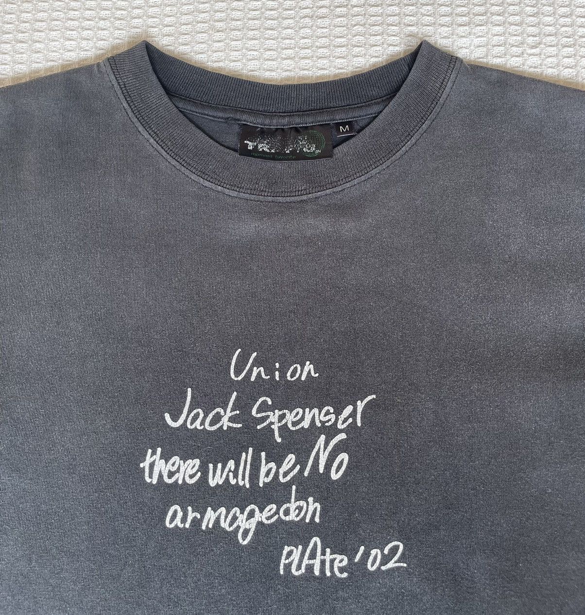 Band Tees Union Jack Spenser there wall be No armageden PLAte' 02 Size US M / EU 48-50 / 2 - 12 Thumbnail