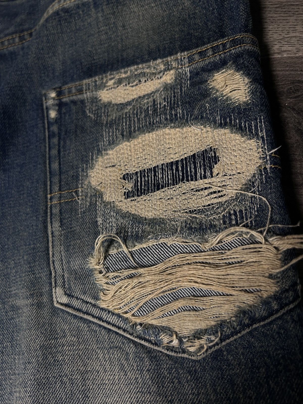 Undercover Undercover Arts & Crafts Skull denim Size US 34 / EU 50 - 5 Thumbnail