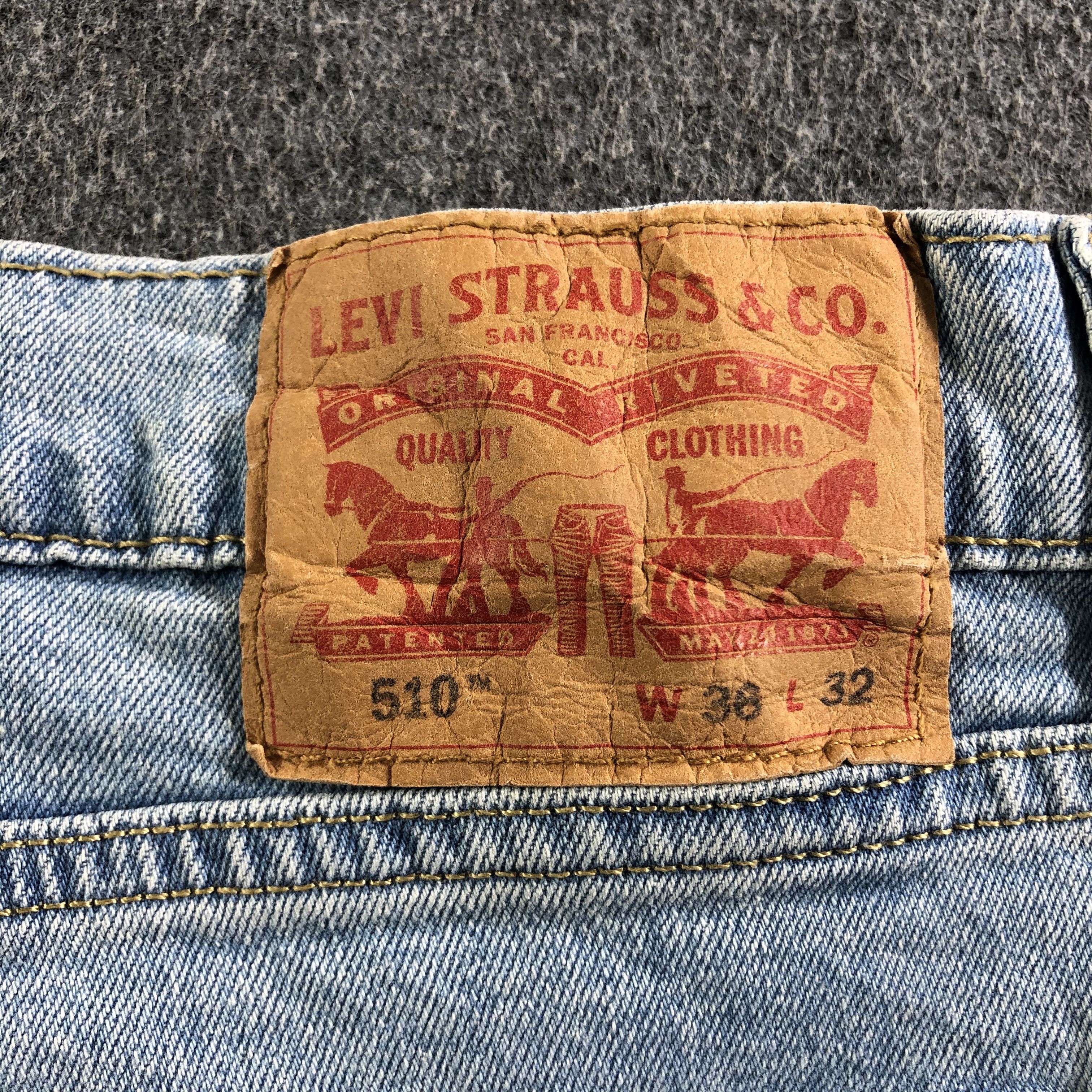 Levi's Vintage Light Wash Levis 510 Jeans-J3433 Size US 38 / EU 54 - 5 Thumbnail