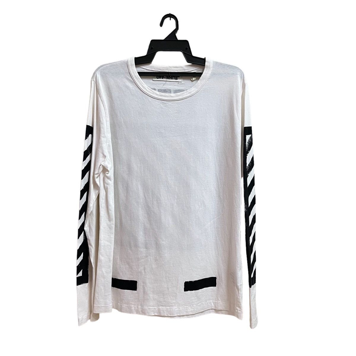 Off-White Authentic Off White Big Logo Prints Long Sleeve Man Shirts Size US L / EU 52-54 / 3 - 2 Thumbnail