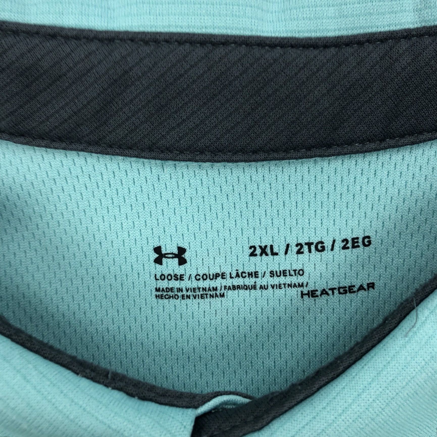 Under Armour Under Armour Polo Shirt Men's 2XL Aqua HeatGear Performance Golf Tech Short Sleeve Shirt Size US XXL / EU 58 / 5 - 4 Thumbnail