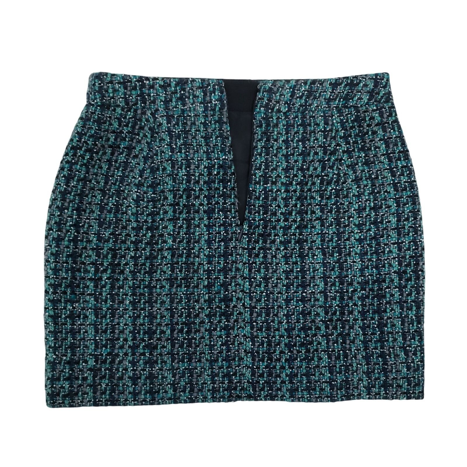 J.Crew J. Crew Tweed Skirt Pencil Mini Wool Blend Women's 00 Lined Size 24" / US 00 / IT 34 - 4 Thumbnail