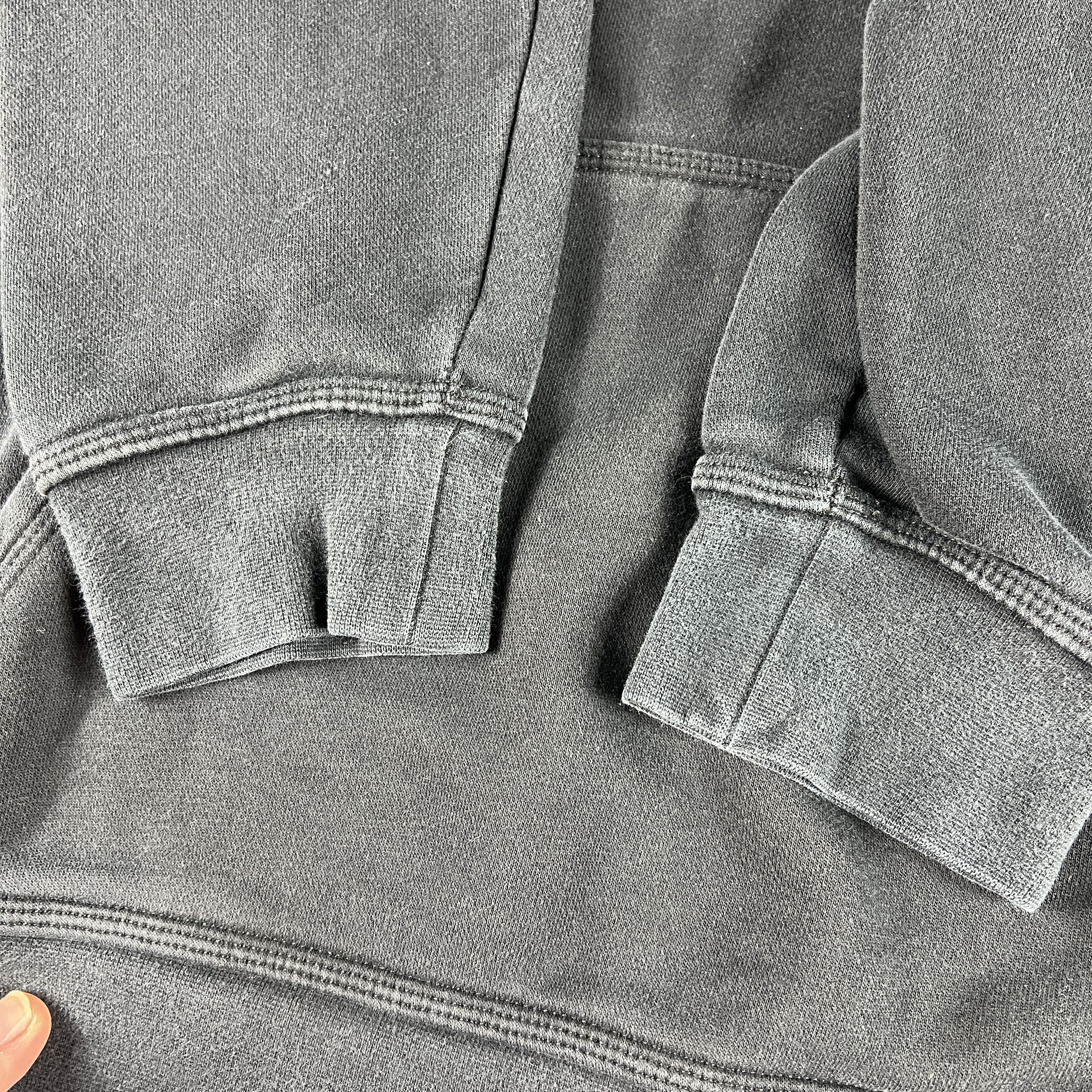Nike Nike Sweatshirt Black Faded Swoosh Logo Pullover Hoodie Size US XL / EU 56 / 4 - 3 Thumbnail