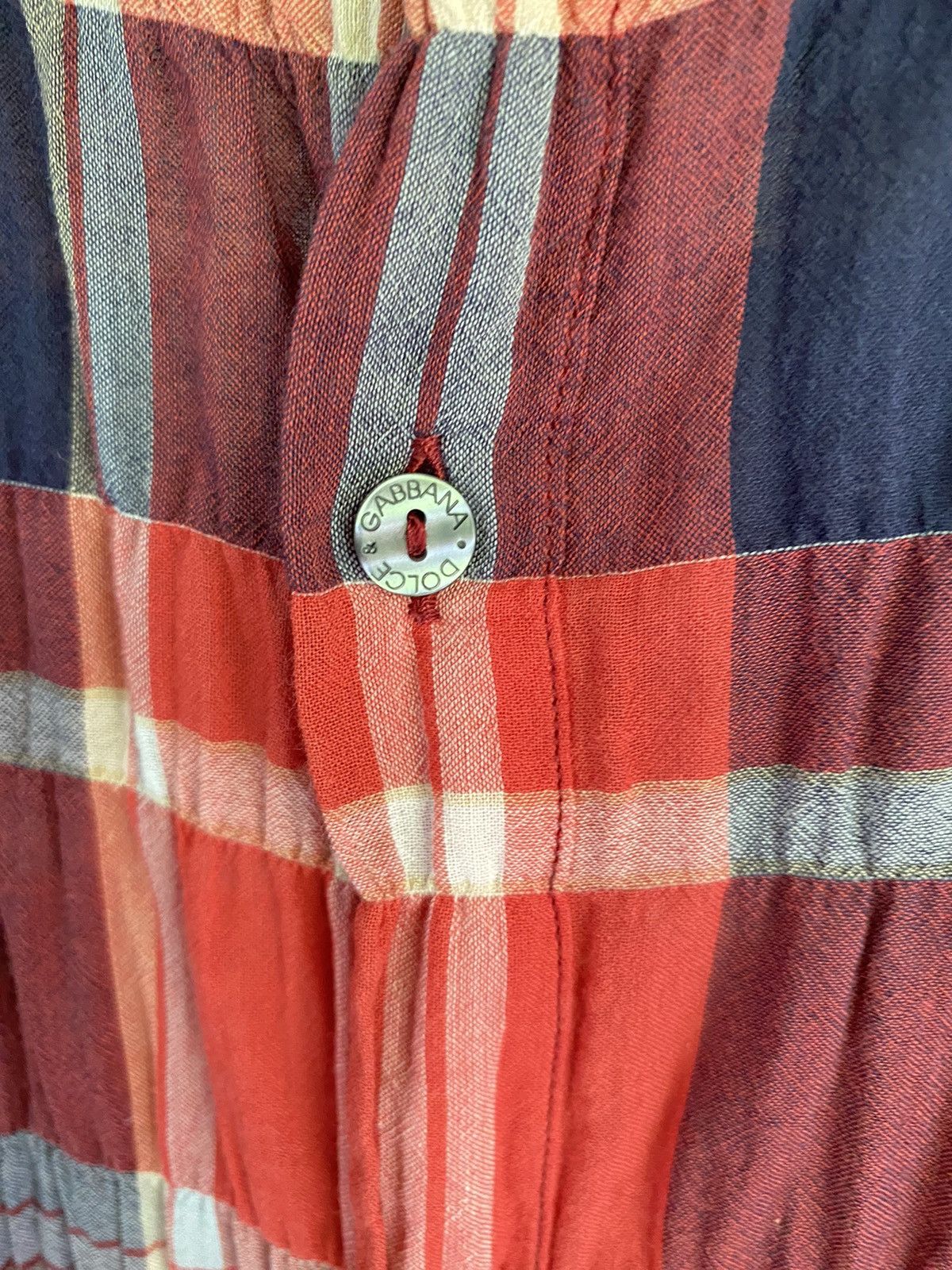 Dolce & Gabbana DOLCE & GABBANA® Rustic Plaid Flannel Size US XS / EU 42 / 0 - 9 Thumbnail