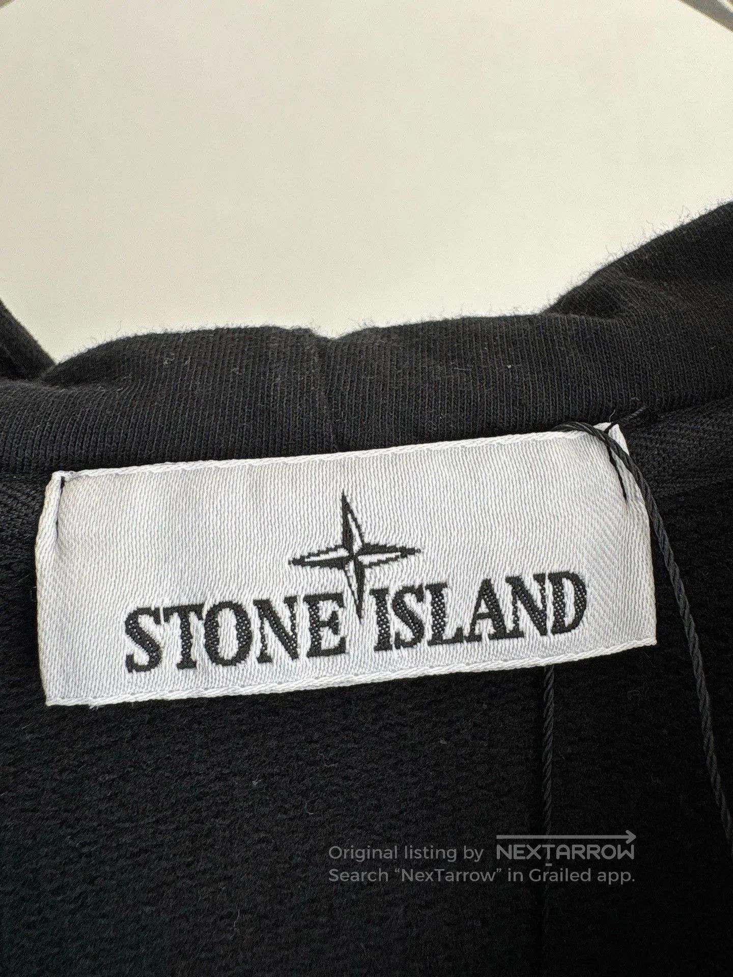 Stone Island Stone Island Black Zip Jacket with Badge. Size US XL / EU 56 / 4 - 4 Thumbnail