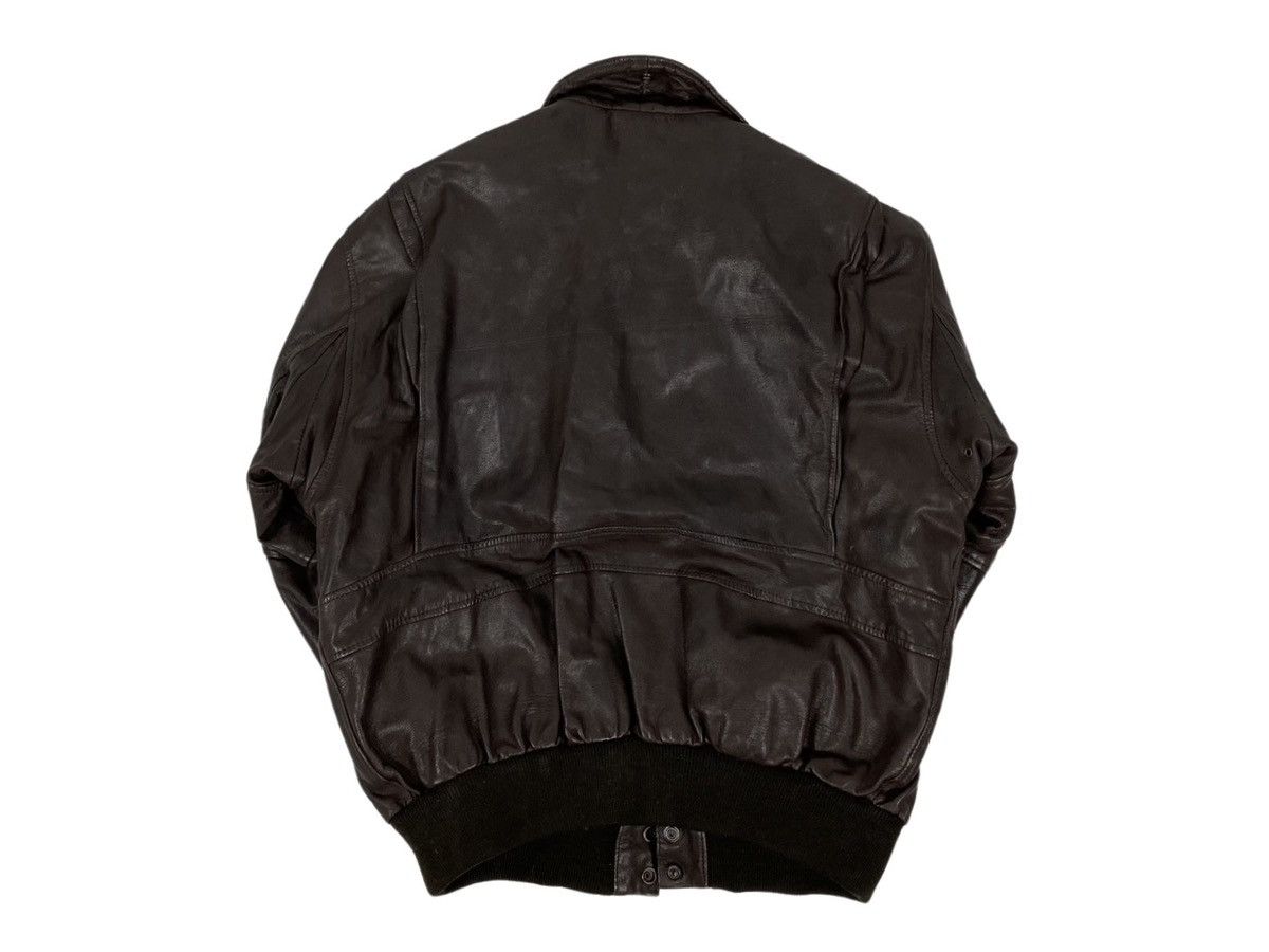 Belstaff × Vintage Vintage Belstaff Leather Bomber Jacket Size US M / EU 48-50 / 2 - 8 Thumbnail