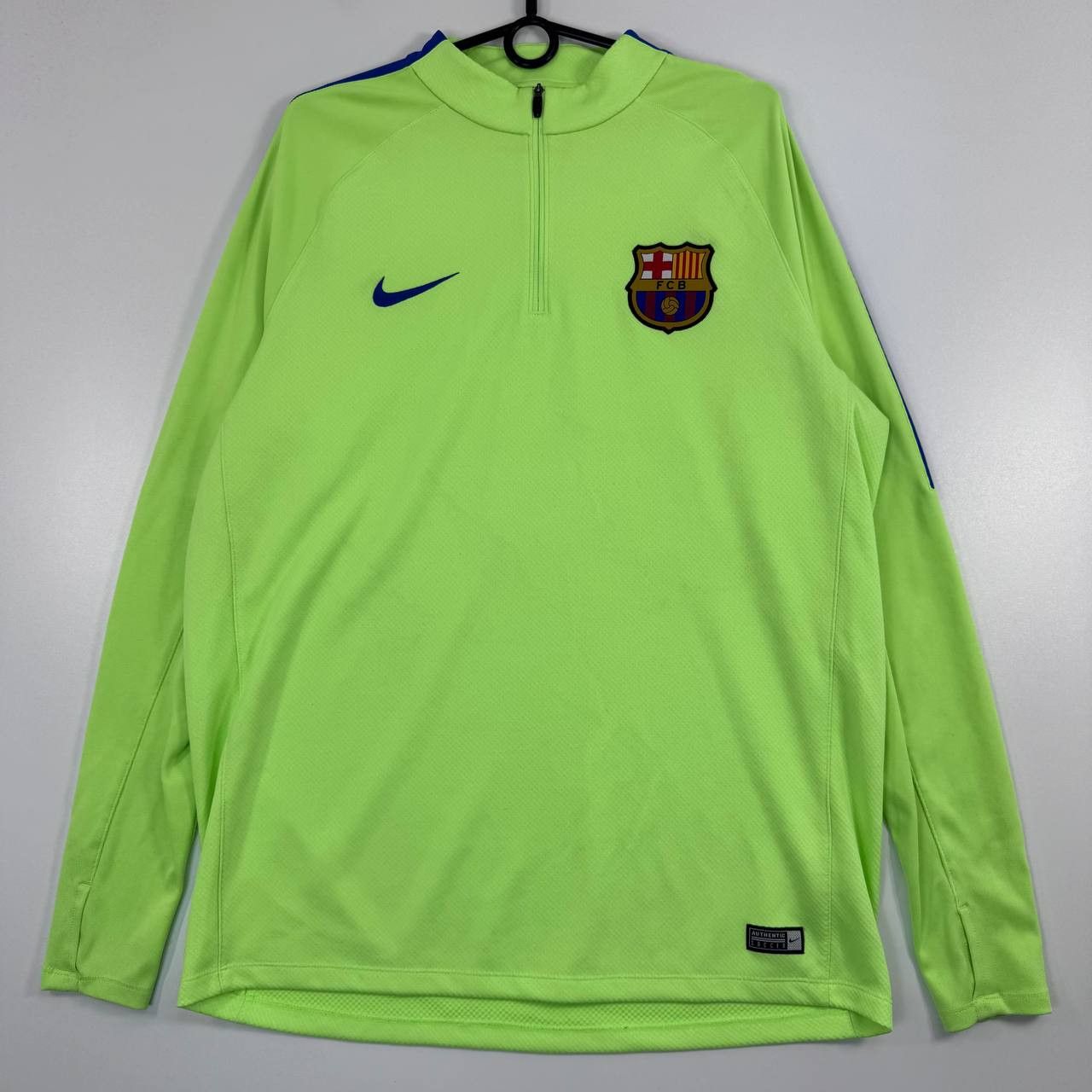 Nike Nike FC Barcelona Training Drill Top Green Dri Fit 1/4 ZipXL Size US XL / EU 56 / 4 - 1 Thumbnail