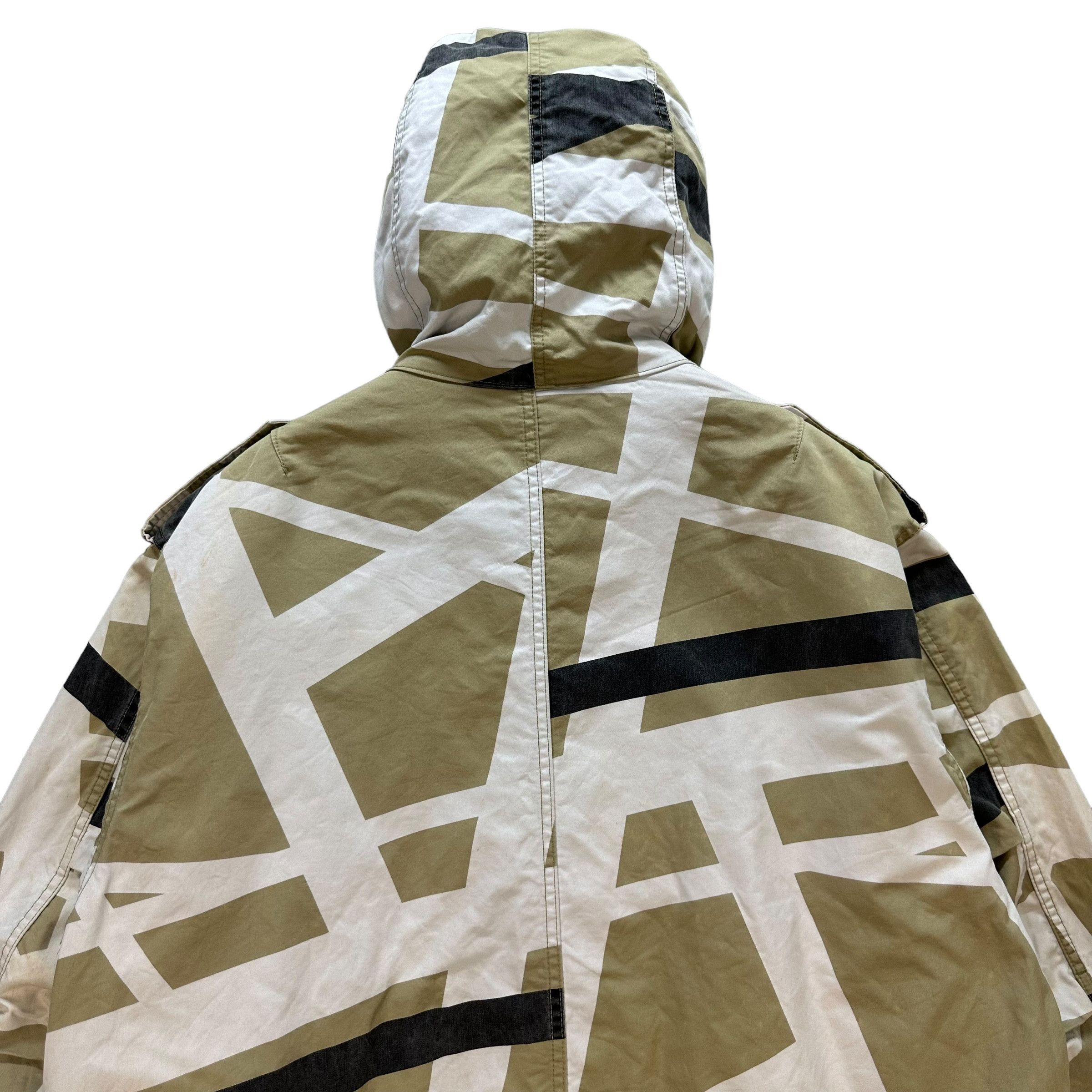 Hysteric Glamour HYSTERIC GLAMOUR Heavy Abstract Design Parka #A41-0940 Size US XL / EU 56 / 4 - 17 Thumbnail
