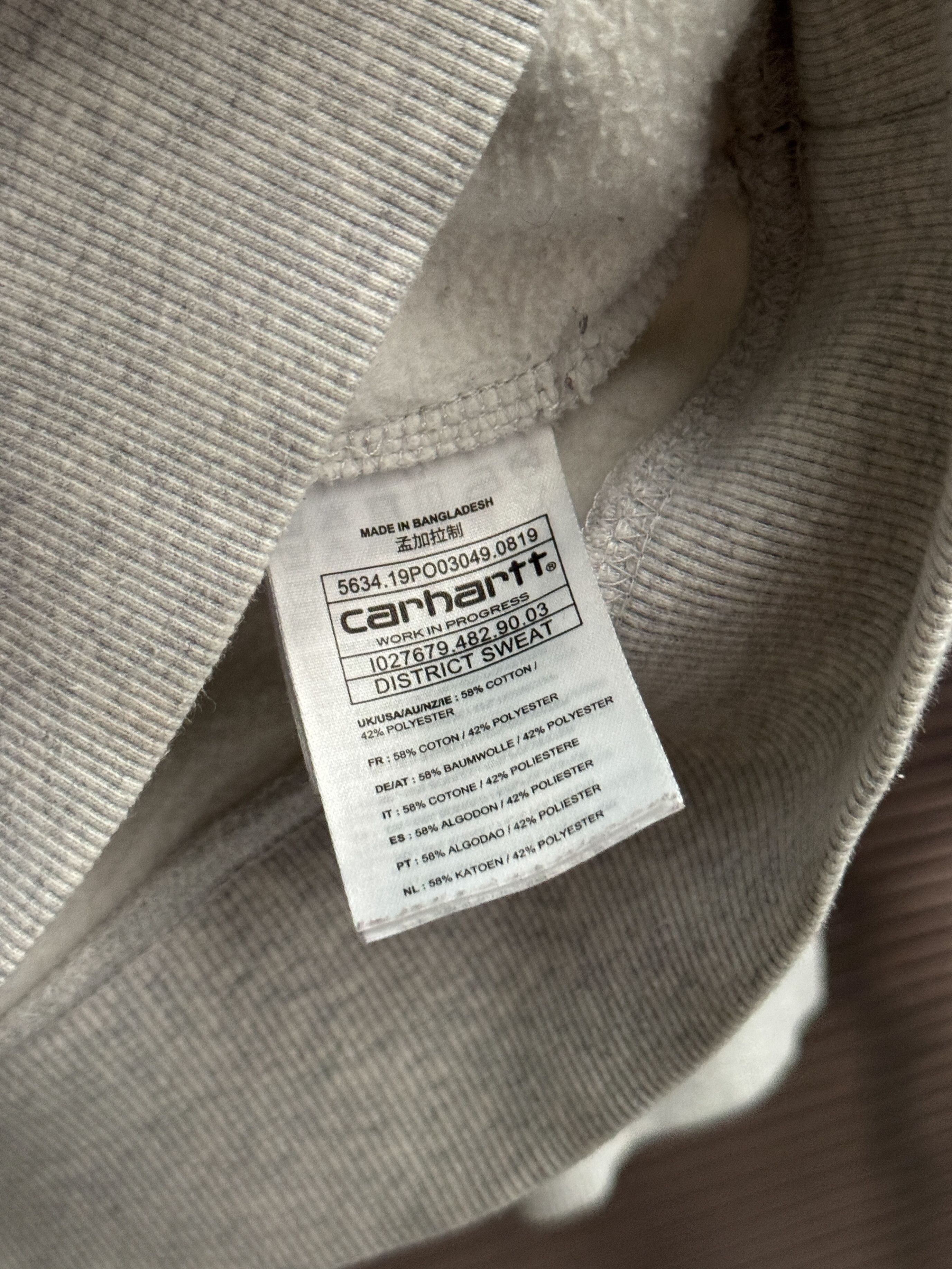 Carhartt Carhartt District Sweatshirt Size US M / EU 48-50 / 2 - 6 Thumbnail