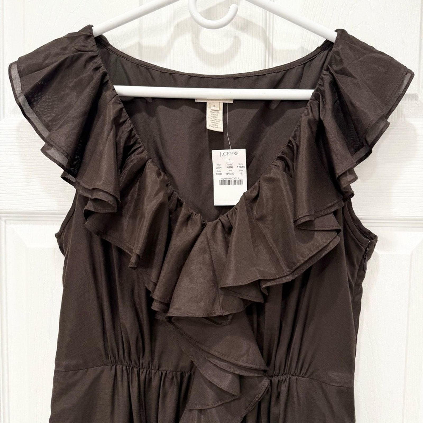 J.Crew J.Crew Ruffled Edelyn Dress 8 Size M / US 6-8 / IT 42-44 - 3 Thumbnail