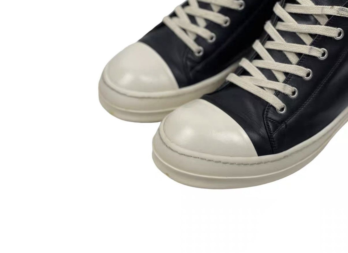 Rick Owens Rick Owens Ramones Mainline Calfskin Low-Top Sneakers J31 Size US 8 / EU 41 - 2 Thumbnail
