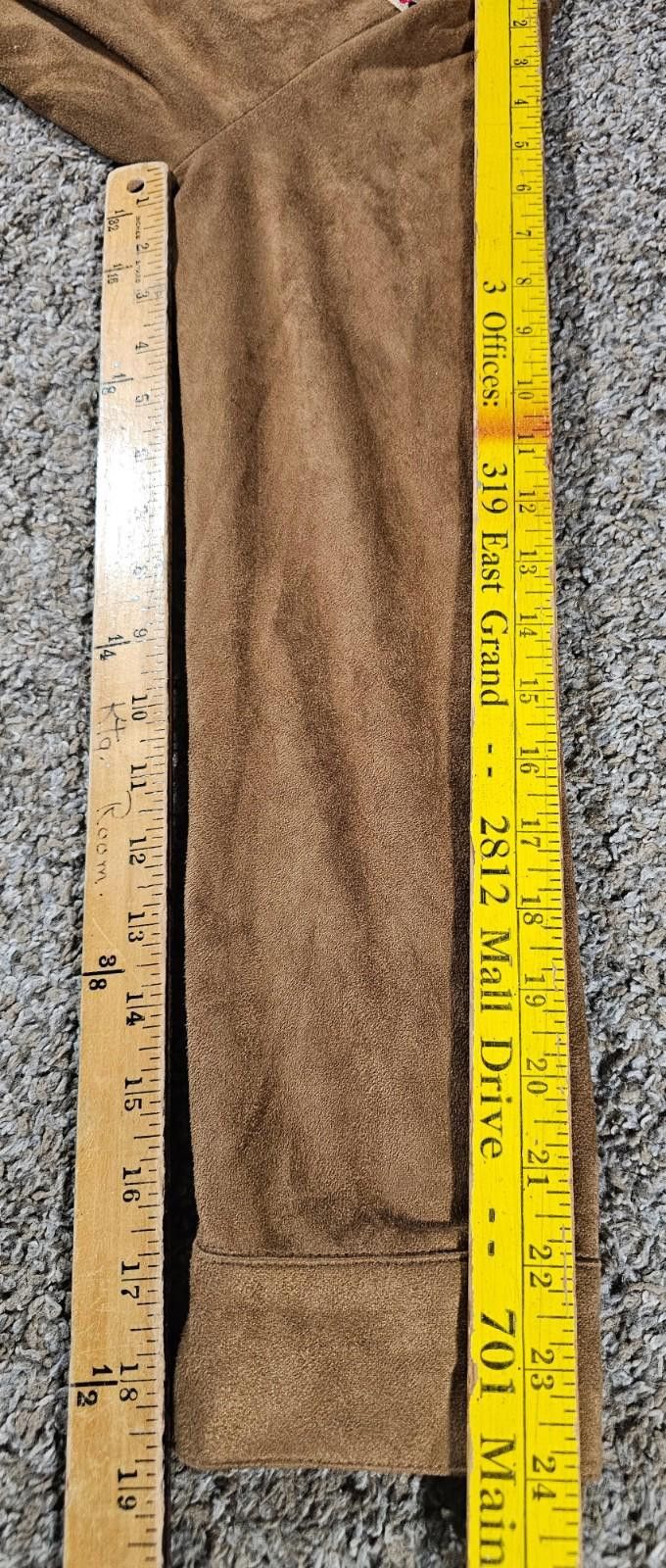 Other Flying Tomato Faux Suede Dress Size L Brown Long Sleeve Boho Size L / US 10 / IT 46 - 6 Thumbnail