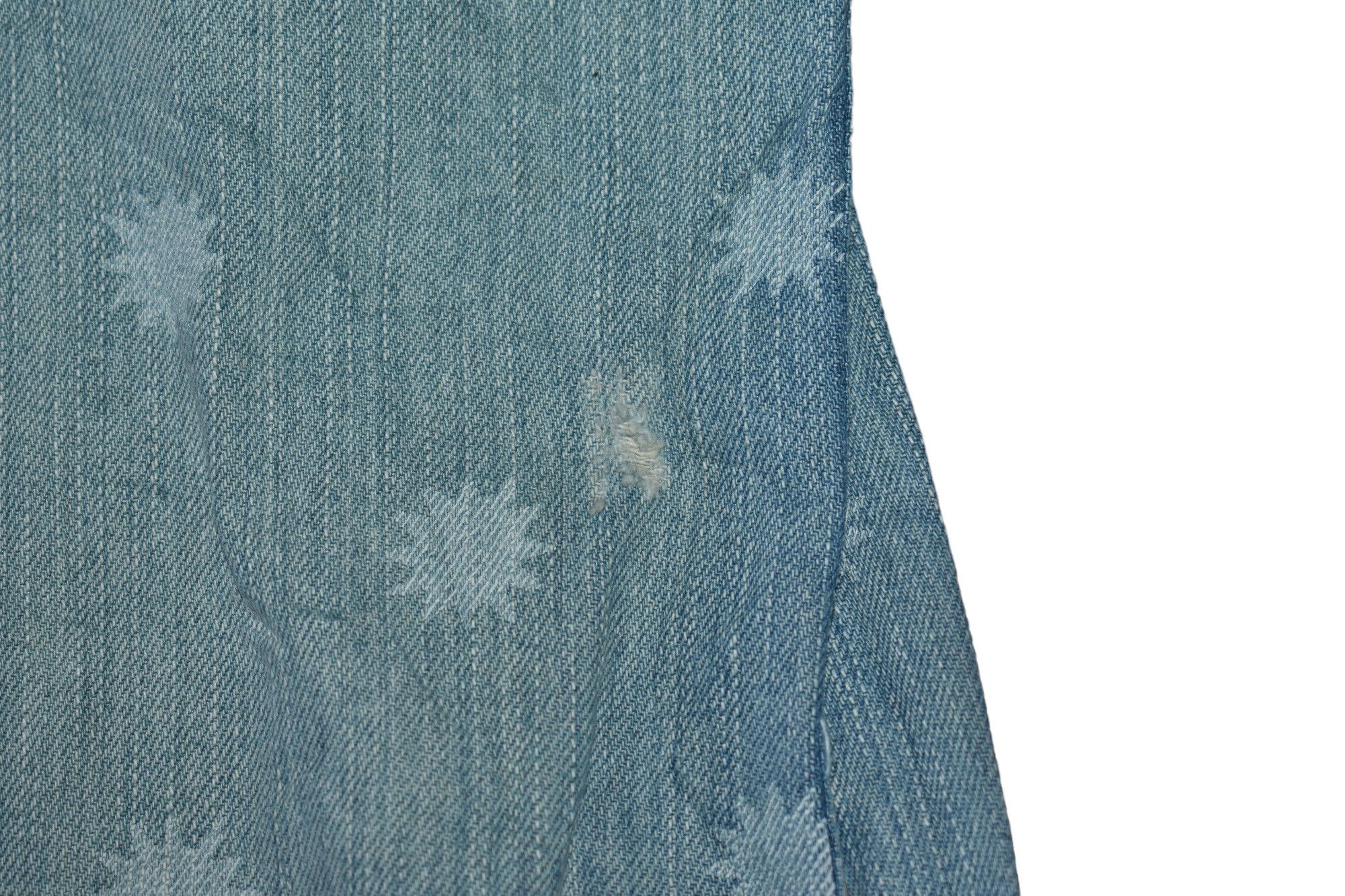 If Six Was Nine × Issey Miyake × Japanese Brand VINTAGE SUNOAKUWAHARA BY ISSEY MIYAKE DENIM JEANS SIZE 33 Size US 33 - 9 Thumbnail