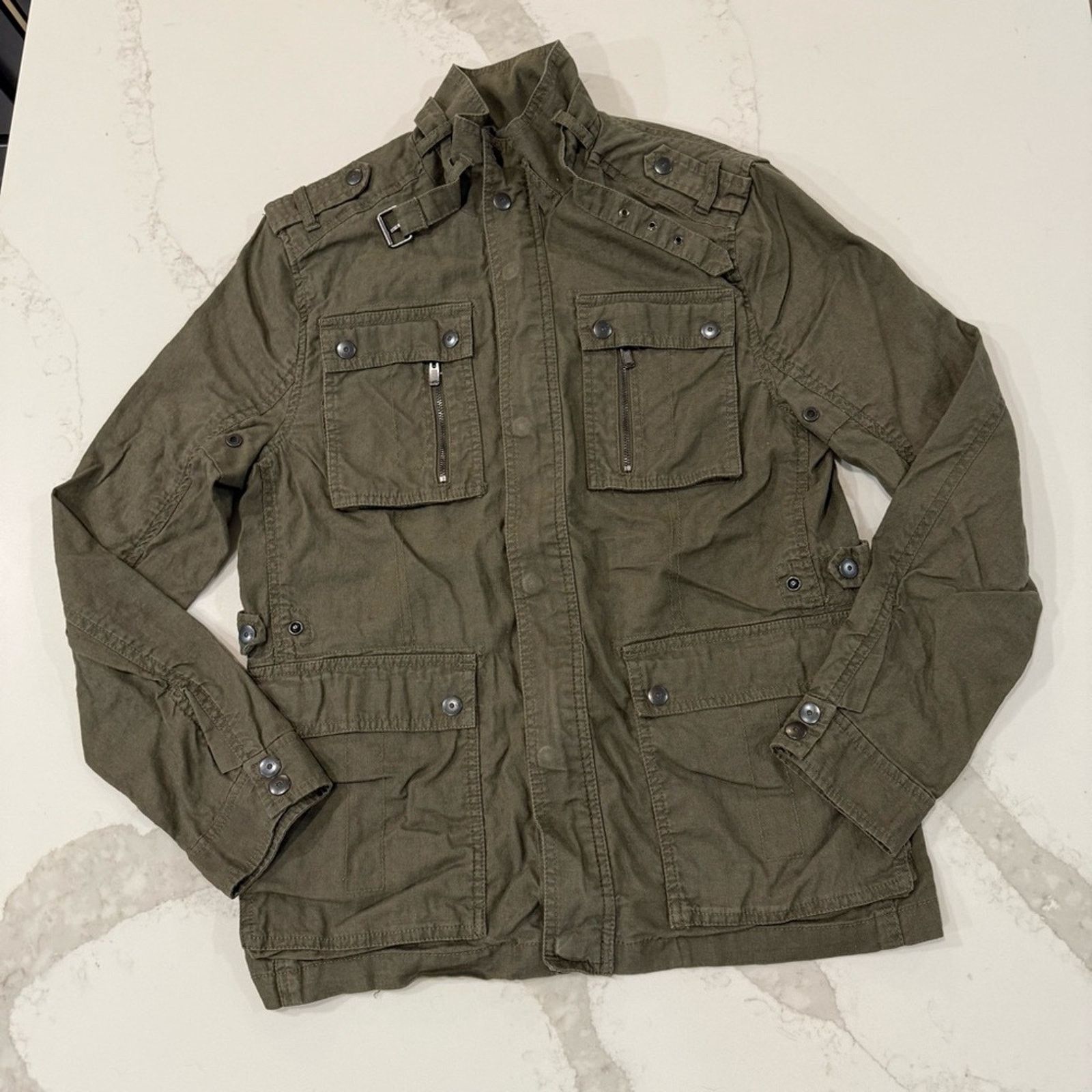 Calvin Klein Calvin Klein Military Style Utility Field Jacket Women Small Size S / US 4 / IT 40 - 1 Thumbnail