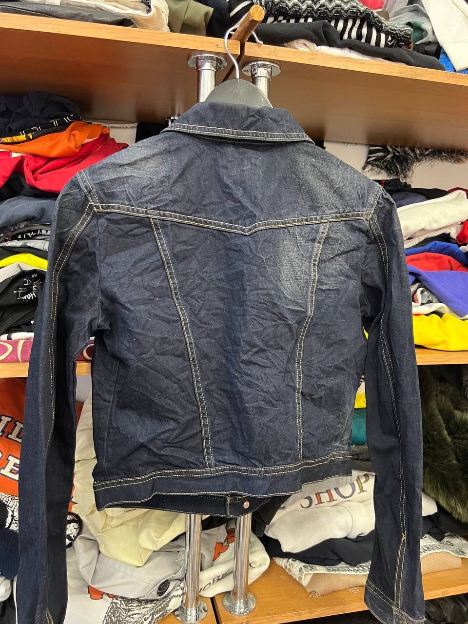 Diesel Diesel Women Blue Denim Cropped Y2K Jacket Size M / US 6-8 / IT 42-44 - 10 Thumbnail