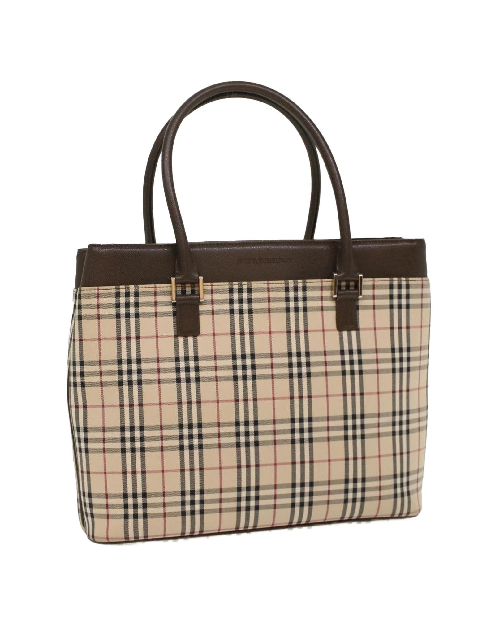 image of Burberry Beige Nylon Tote Bag, Women's