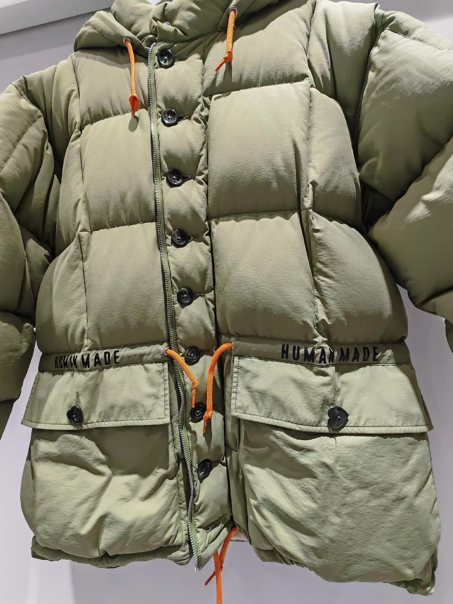 Human Made HUMAN MADE Heart Logo Hooded Down Jacket Q15 Size US XL / EU 56 / 4 - 3 Thumbnail