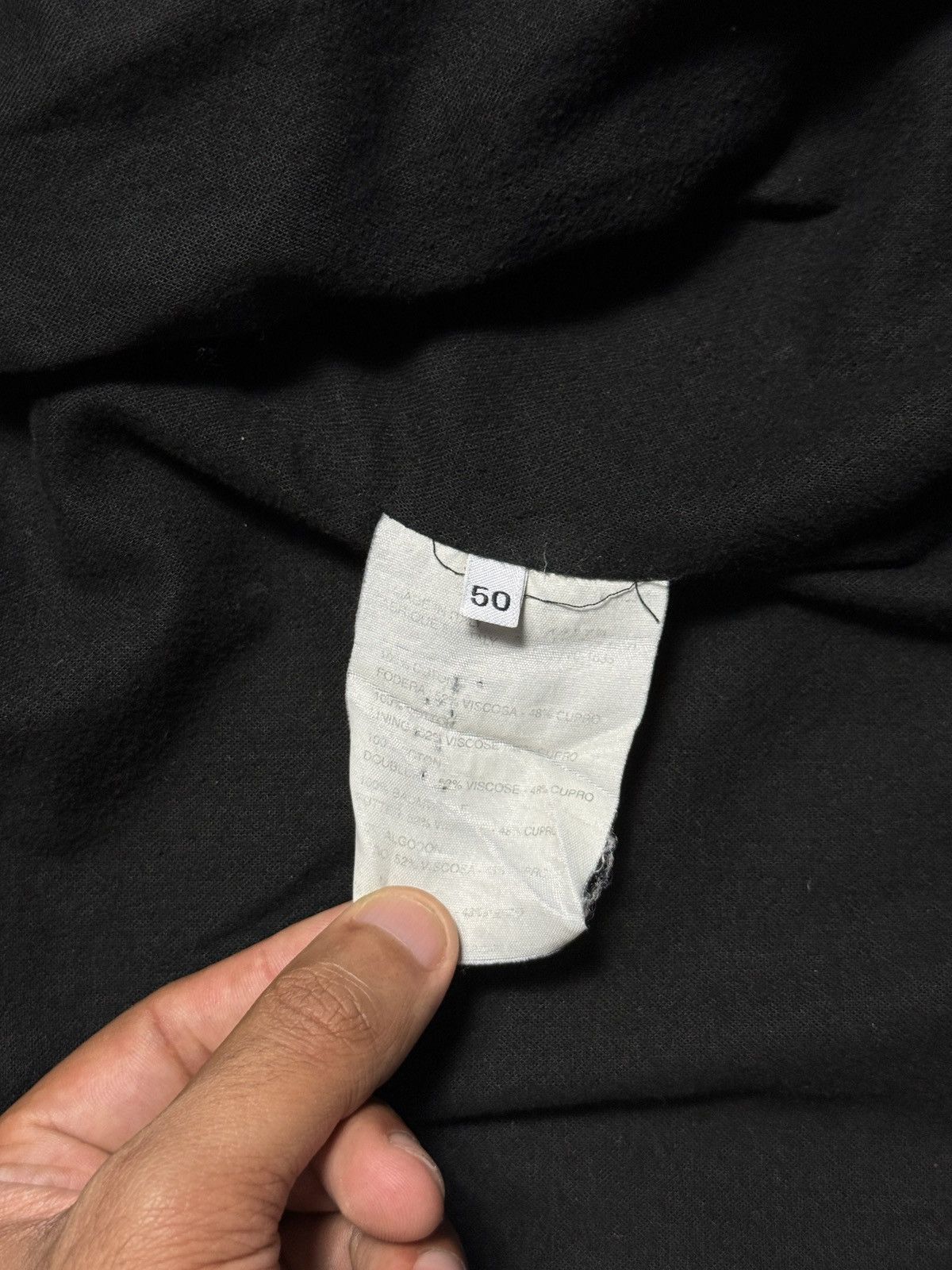 Helmut Lang Helmut Lang - SS04 Sunfaded Cotton Perfecto Size US L / EU 52-54 / 3 - 10 Thumbnail