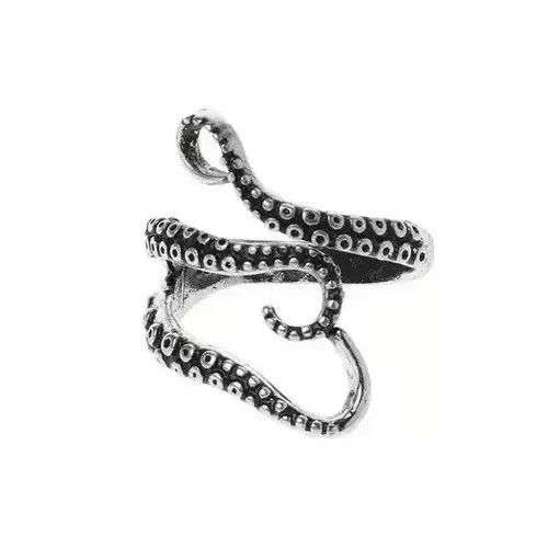 Ring Of Fire Vintage Punk Vintage octopus Ring Size ONE SIZE - 1 Thumbnail