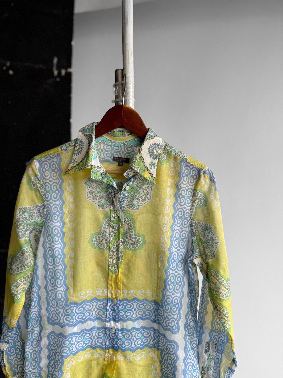 Other Rossana Diva Womens Rare Full Printed Button Up Blouse Shirt Size M / US 6-8 / IT 42-44 - 2 Thumbnail
