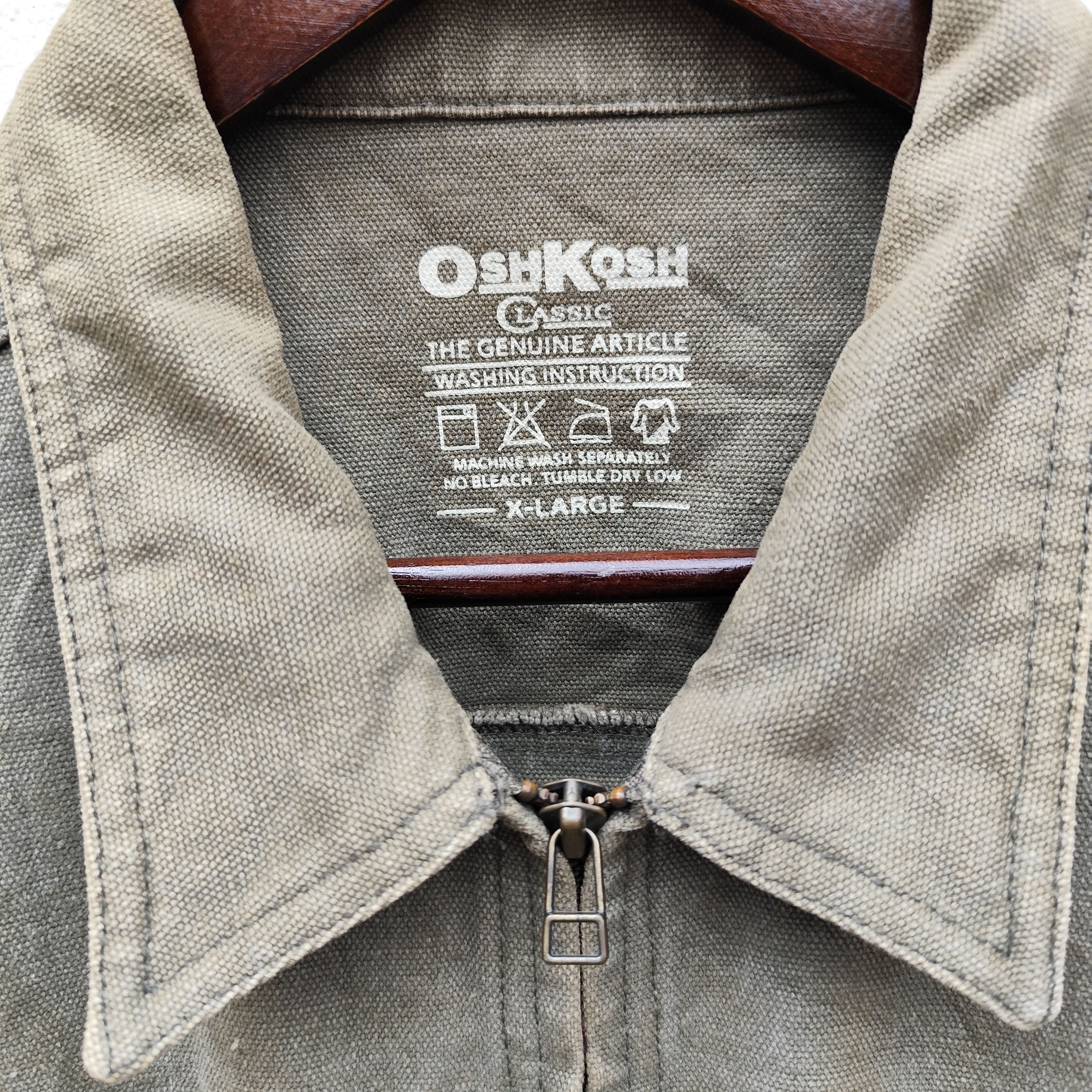 Oshkosh × Vintage VINTAGE OSHKOSH CLASIC CHORE TATTERED JACKET Size US XL / EU 56 / 4 - 10 Thumbnail