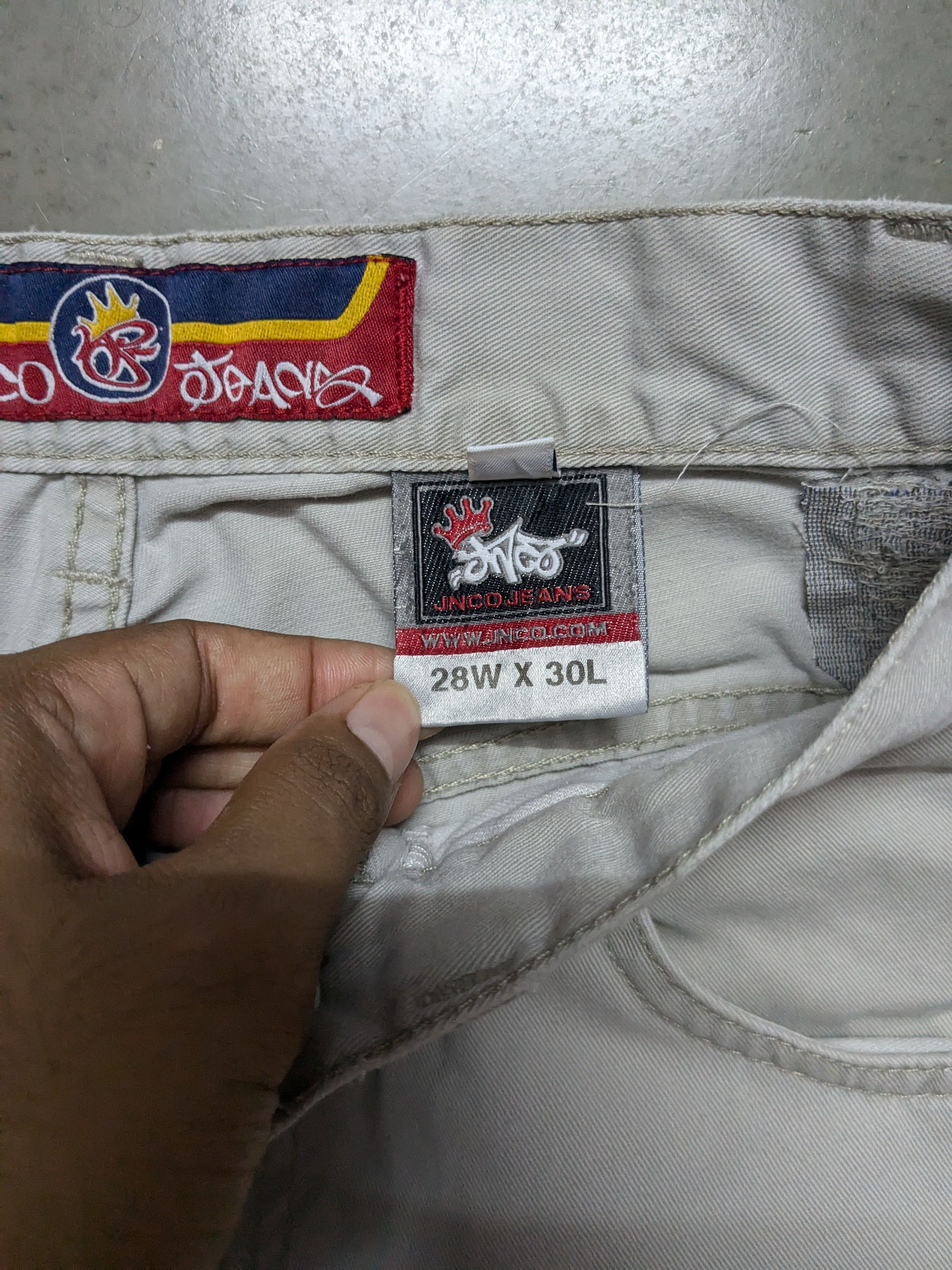 JNCO VINTAGE JNCO BEIGE CARGOS Size US 28 / EU 44 - 6 Thumbnail