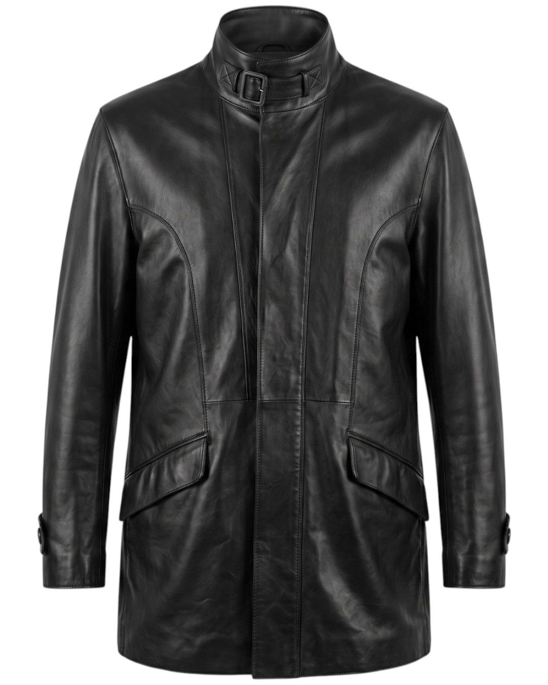 Thierry Mugler VINTAGE LEATHER COAT Size US M / EU 48-50 / 2 - 1 Thumbnail