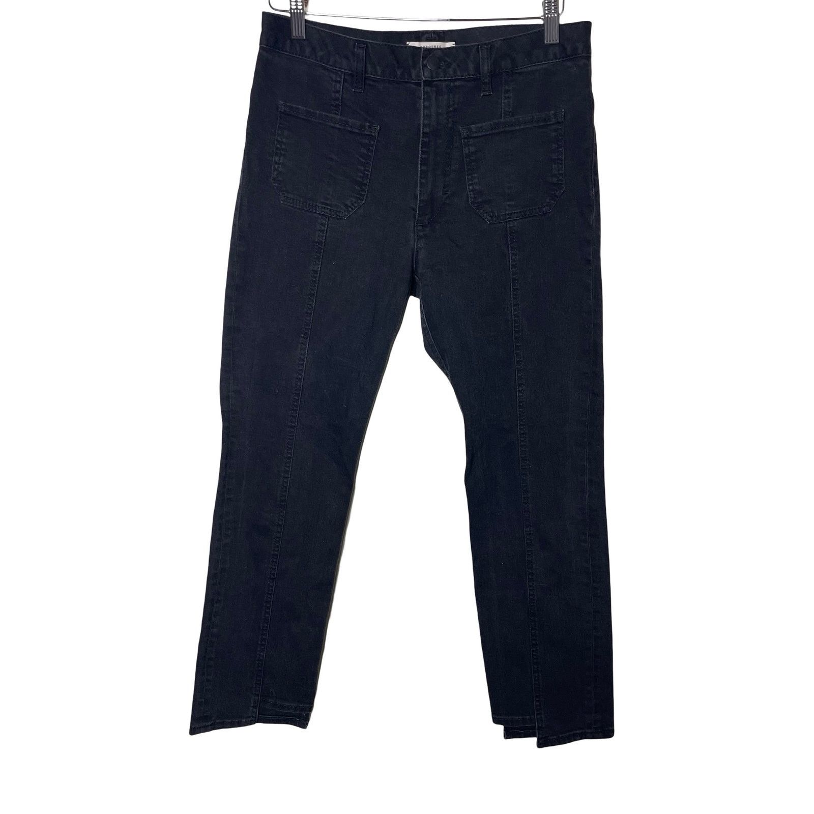 DOROTHEE SCHUMACHER Dorothee Schumacher black straight leg cropped jeans sz 4 Size 27" / US 4 / IT 40 - 1 Thumbnail