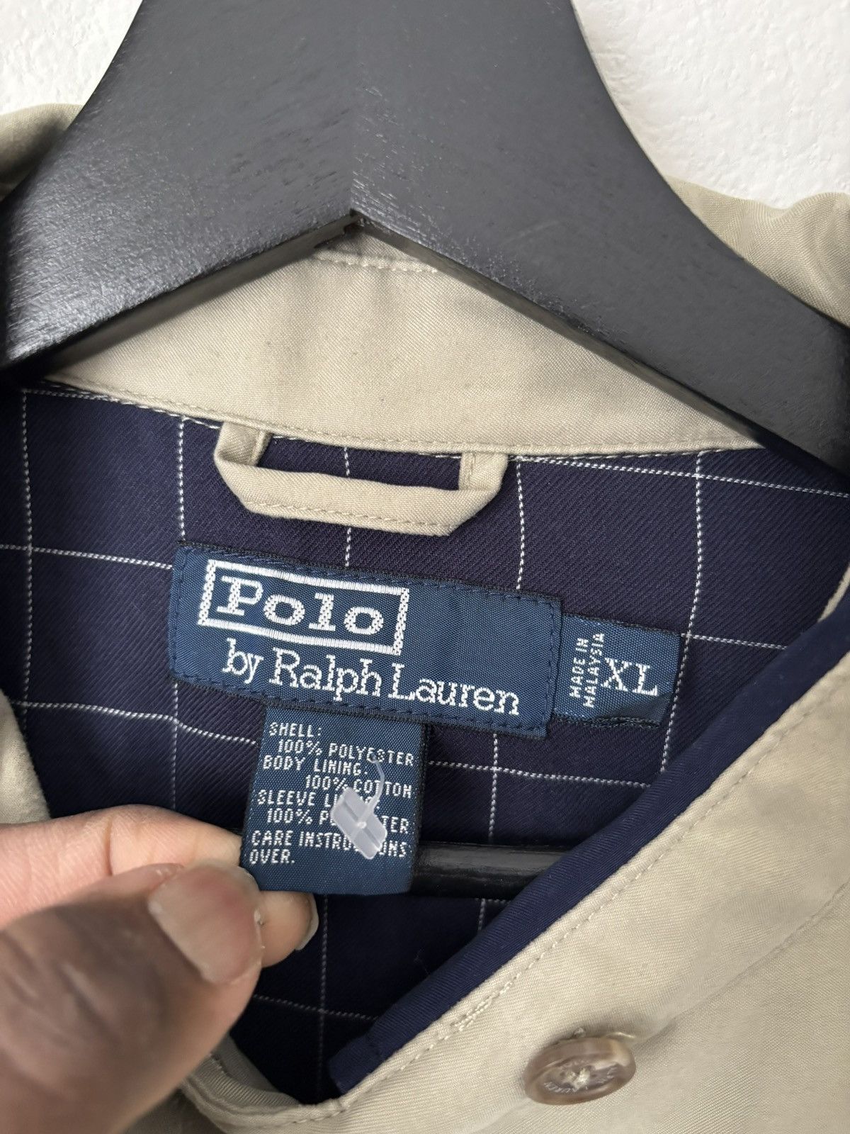 Polo Ralph Lauren Vintage Polo Ralph Lauren Beige Jacket Size US XL / EU 56 / 4 - 2 Thumbnail