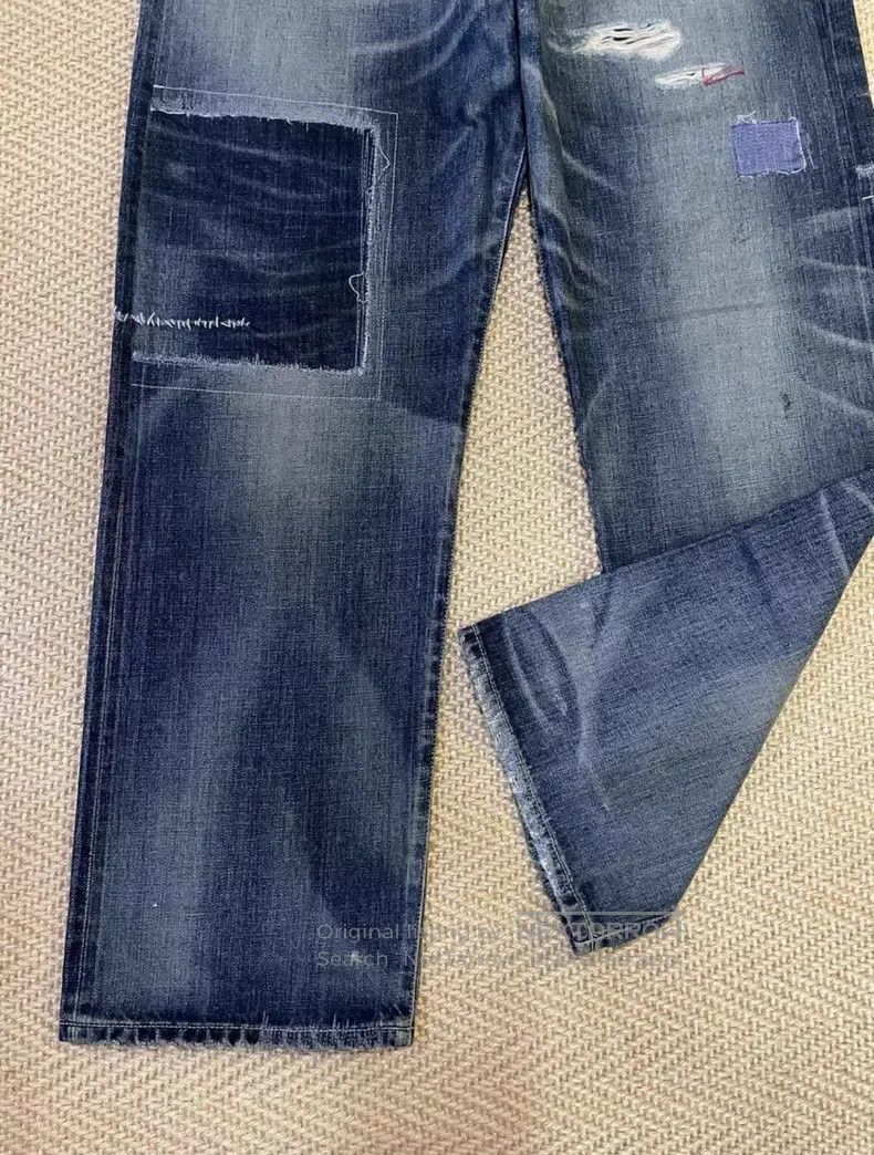 Neighborhood Neighborhood size L Patchwork Washed Denim Jeans Size US 27 - 2 Thumbnail