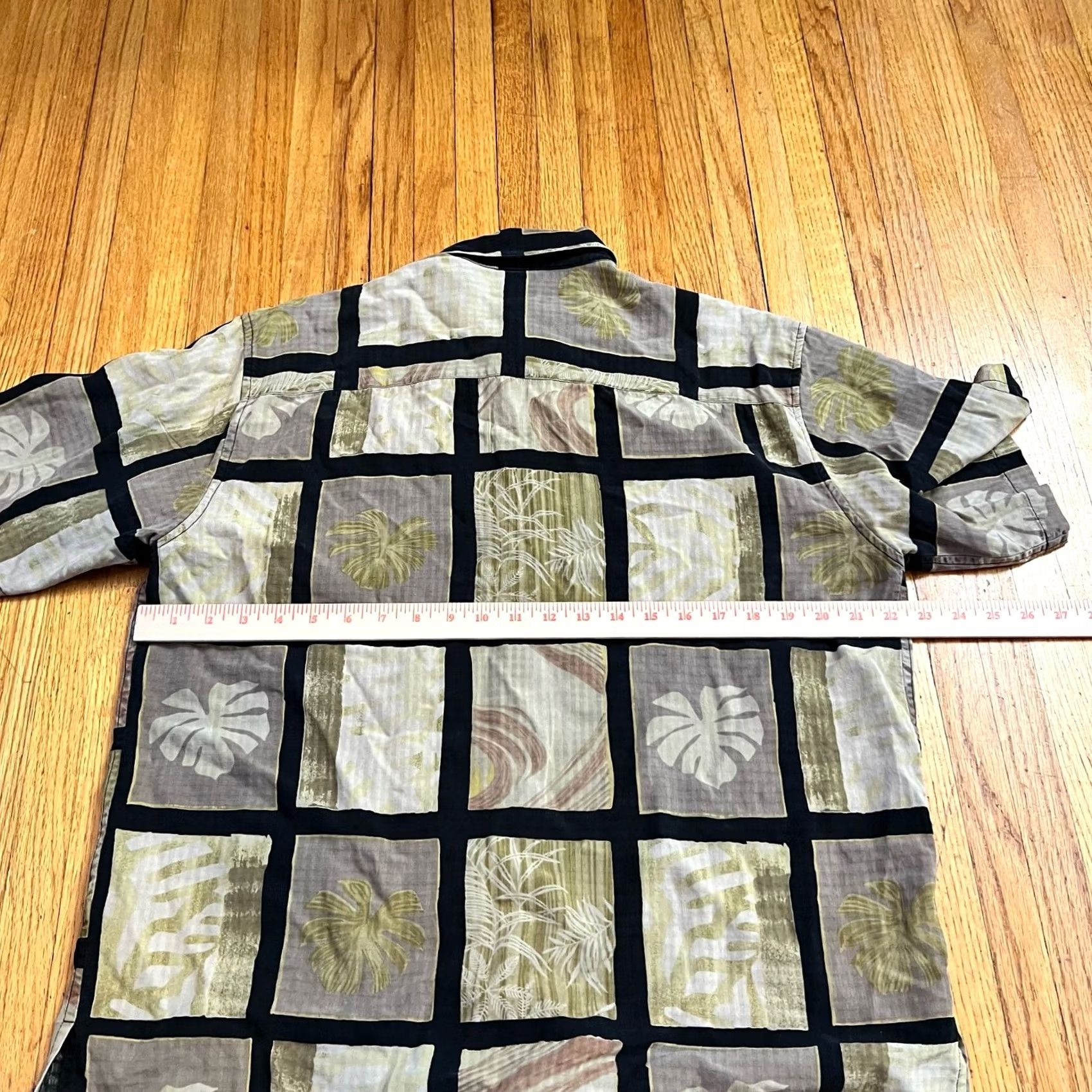 Tori Richard Tori Richard Shirt Mens Medium Brown Silk Floral Abstract Hawaiian Button Down Up Size US M / EU 48-50 / 2 - 4 Thumbnail