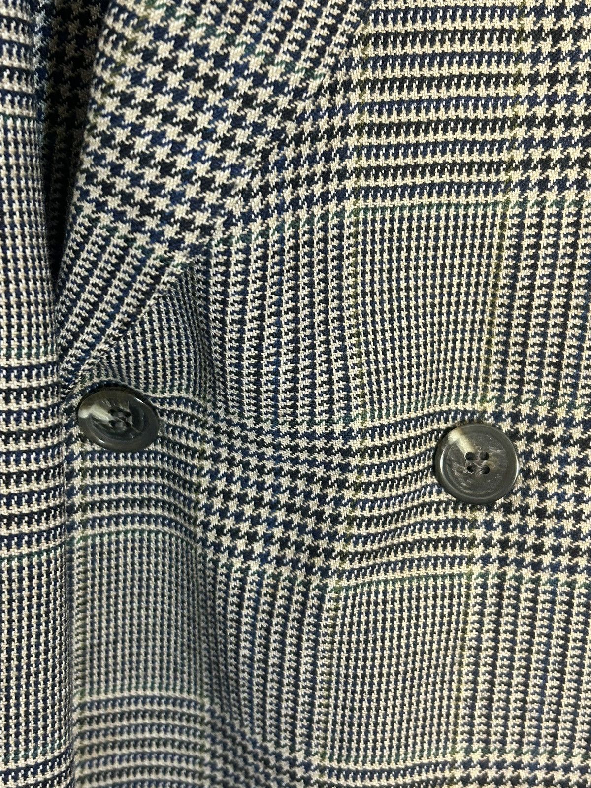 Burberry × Vintage Burberry Houndstooth Wool Jacket Size 54R - 3 Thumbnail