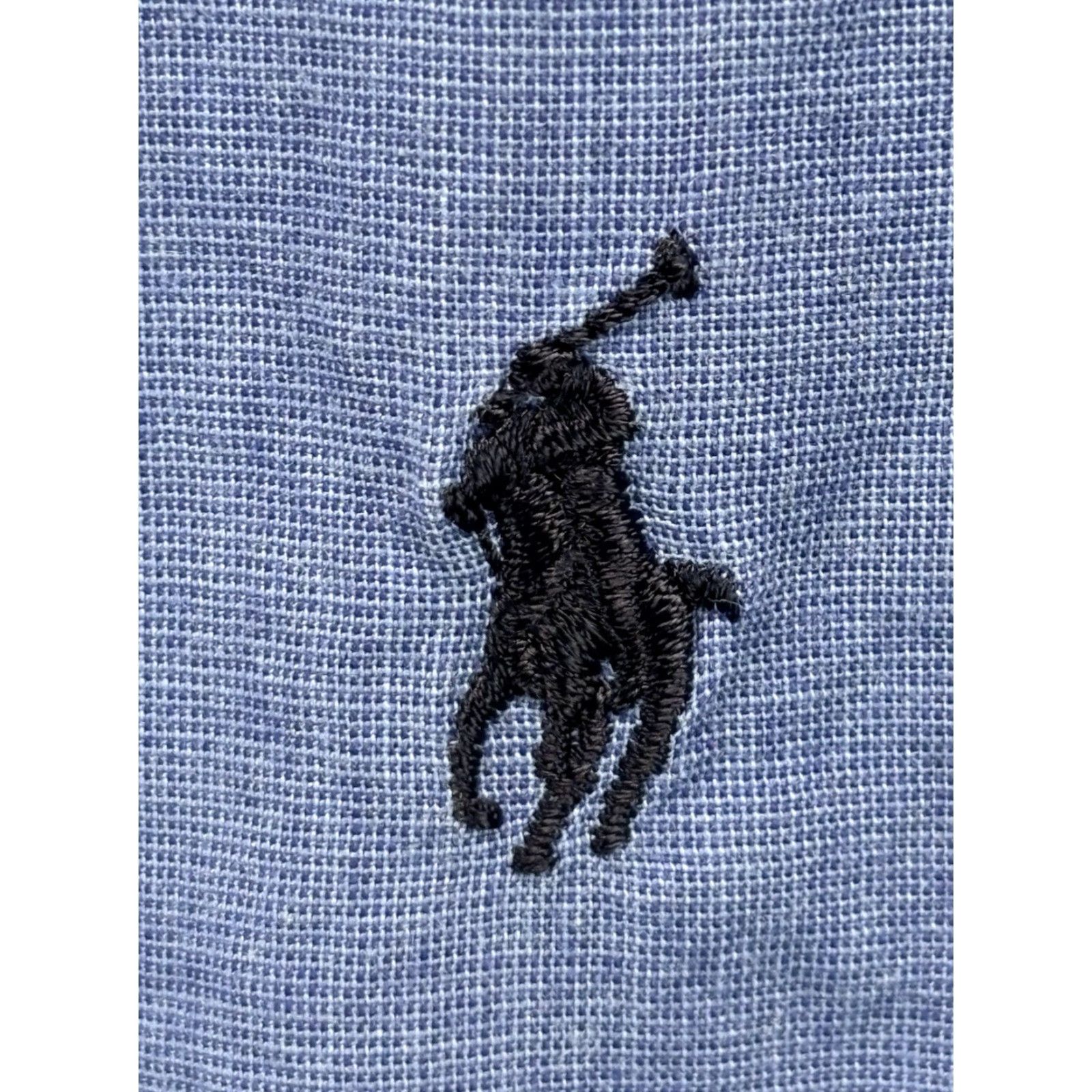 Polo Ralph Lauren VINTAGE Polo Ralph Lauren Robe Men L/XL Blue Lightweight Pony Logo 90s Mens Size US L / EU 52-54 / 3 - 4 Thumbnail