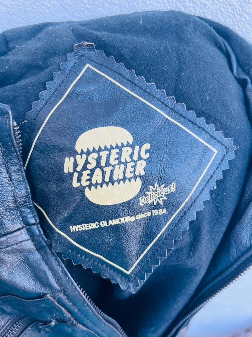 Hysteric Glamour Vintage 90s Hysteric Glamour Designer Fashion Style Leather Size US S / EU 44-46 / 1 - 8 Thumbnail