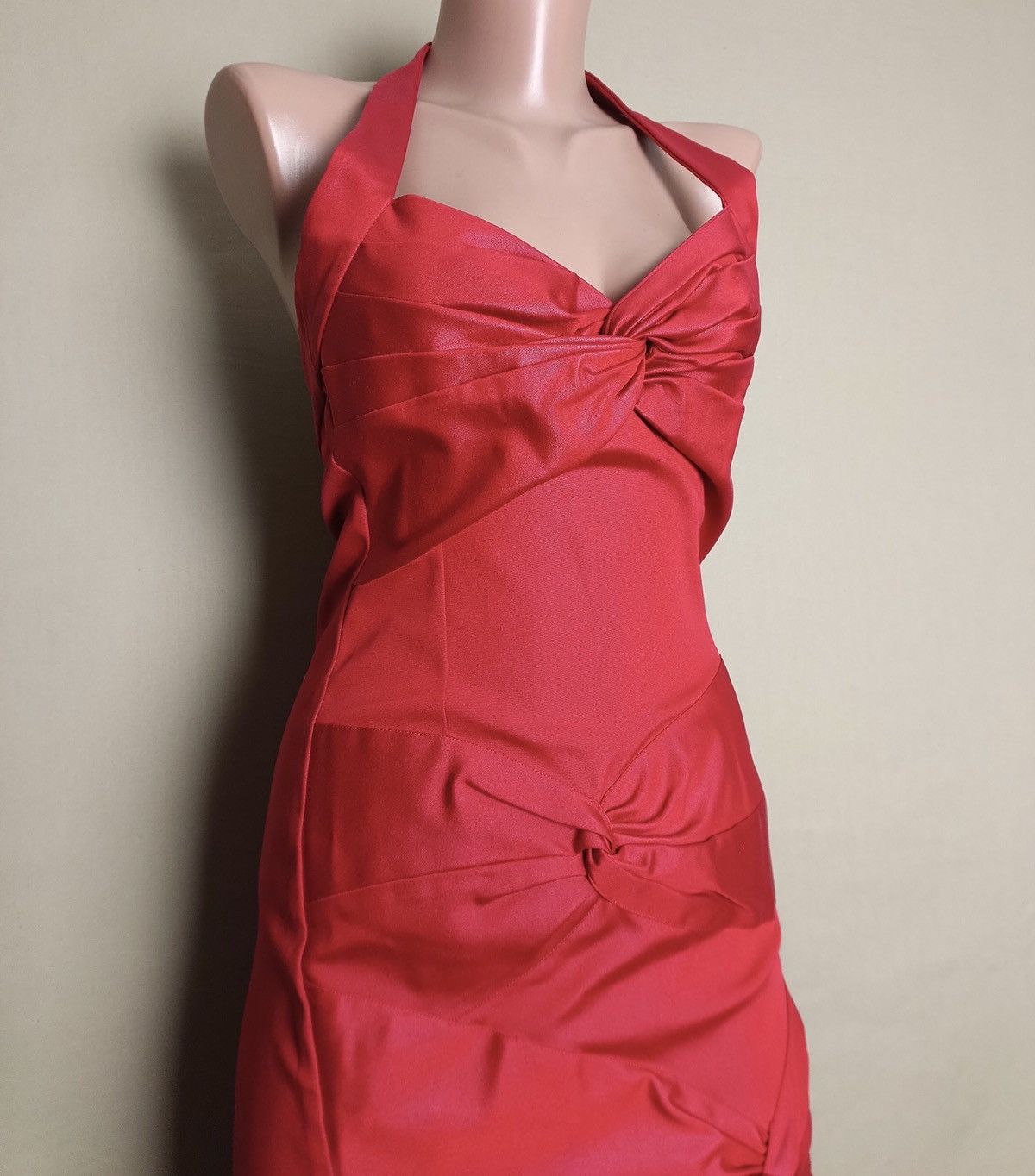 Dior × John Galliano Christian Dior by John Galliano F/W 2003 Runway Halter Dress Size M / US 6-8 / IT 42-44 - 7 Thumbnail