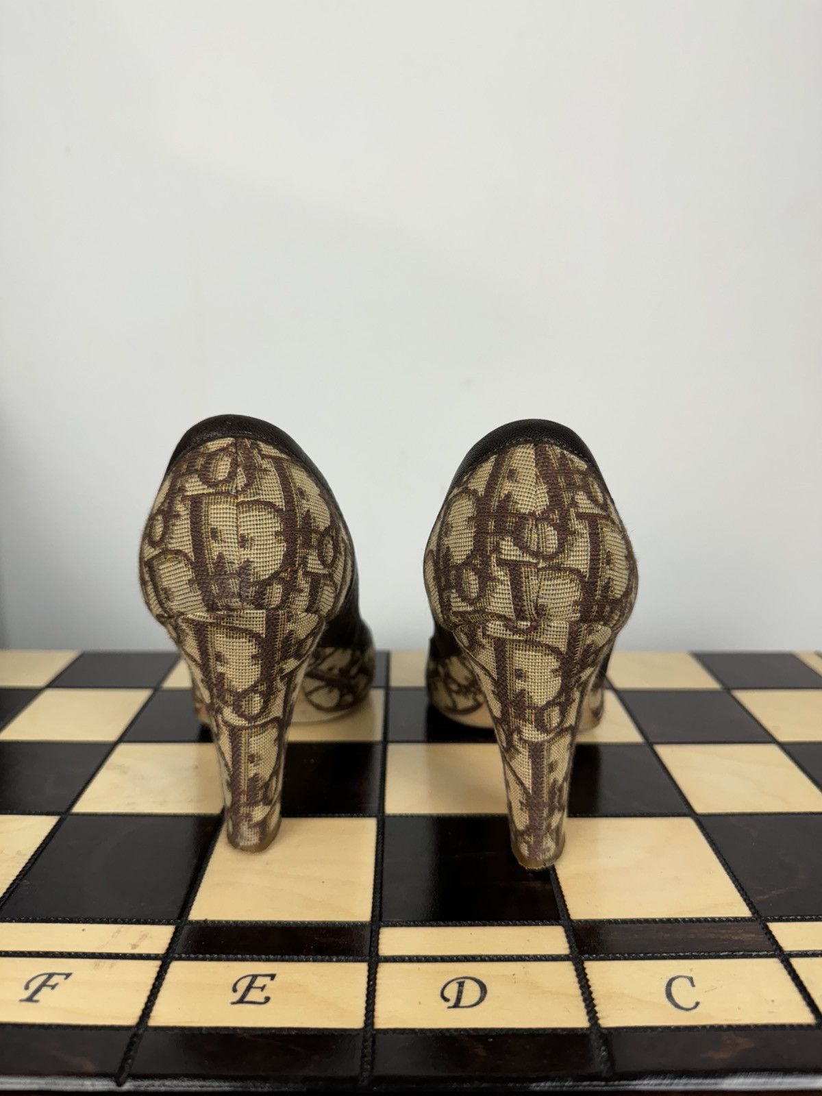 Dior Christian Dior monogram y2k heel boots original luxury item Size US 5.5 / IT 35.5 - 3 Thumbnail