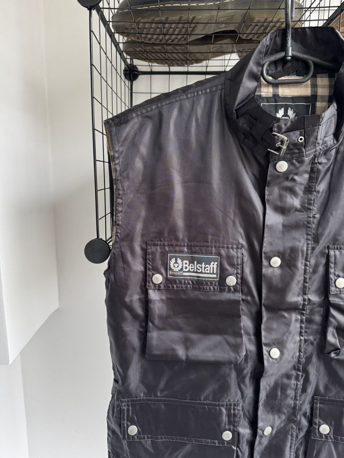 Belstaff Vintage Belstaff Nylon Pocket Vest Size US M / EU 48-50 / 2 - 3 Thumbnail