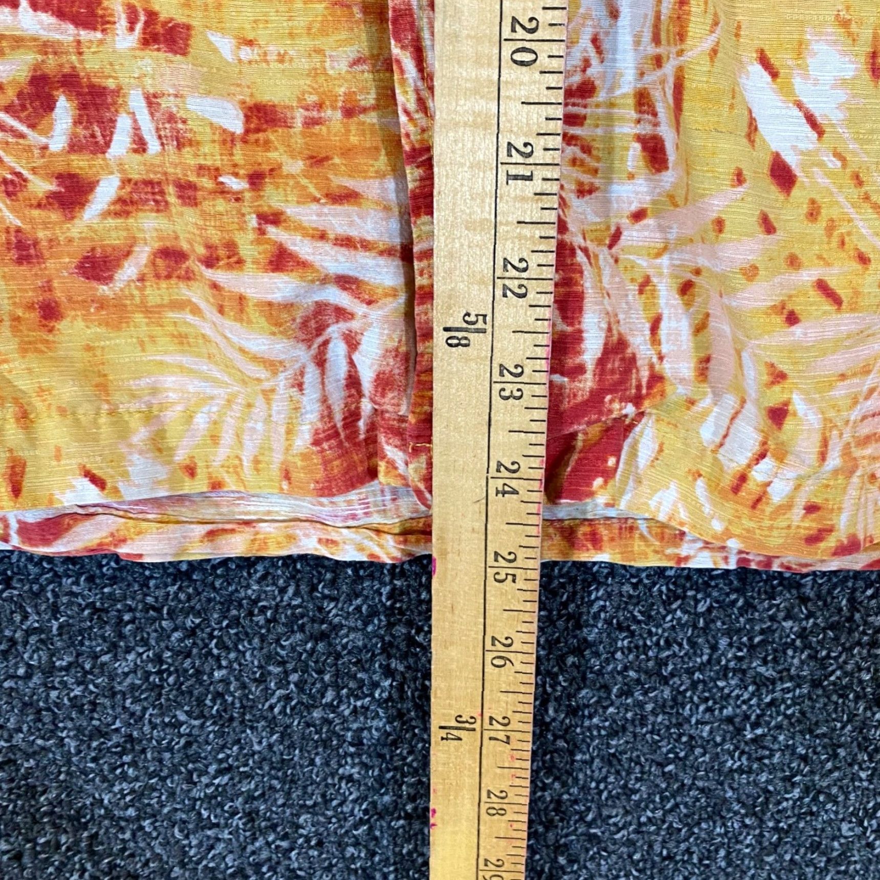 Vintage MARGARITAVILLE Shirt Men Large Orange Red Floral Hawaiian Jimmy Buffett 5 Oclock Size US L / EU 52-54 / 3 - 3 Thumbnail