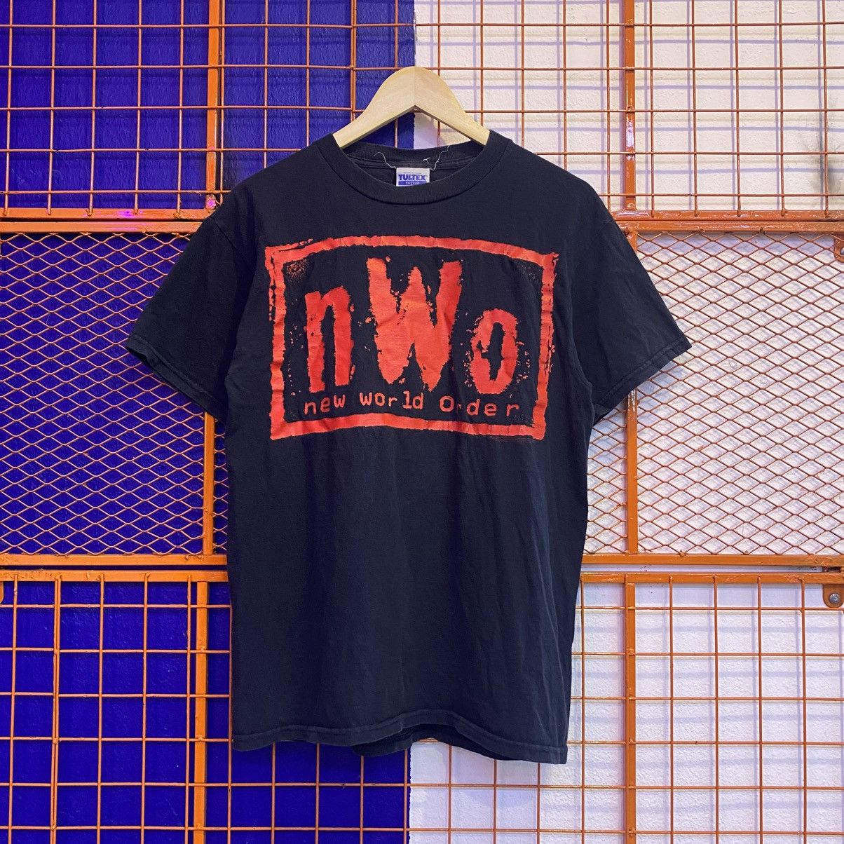 WCW/nWo Vintage NWO New World Order Wrestling Tshirt 90s Size US M / EU 48-50 / 2 - 1 Thumbnail