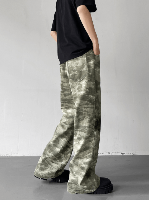 Japanese Brand American hiphop cool casual flared camouflage jeans Size US 32 / EU 48 - 5 Thumbnail