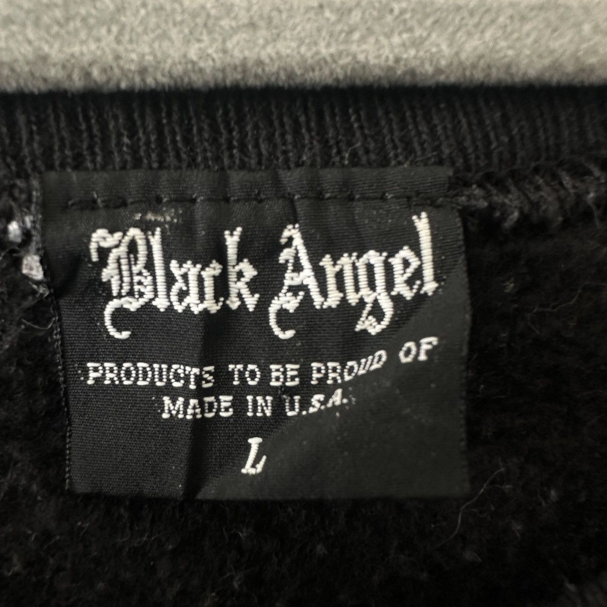 Los Angeles Apparel Black angel dragon evil sweatshirt usa y2k design hardcore Size US L / EU 52-54 / 3 - 6 Thumbnail