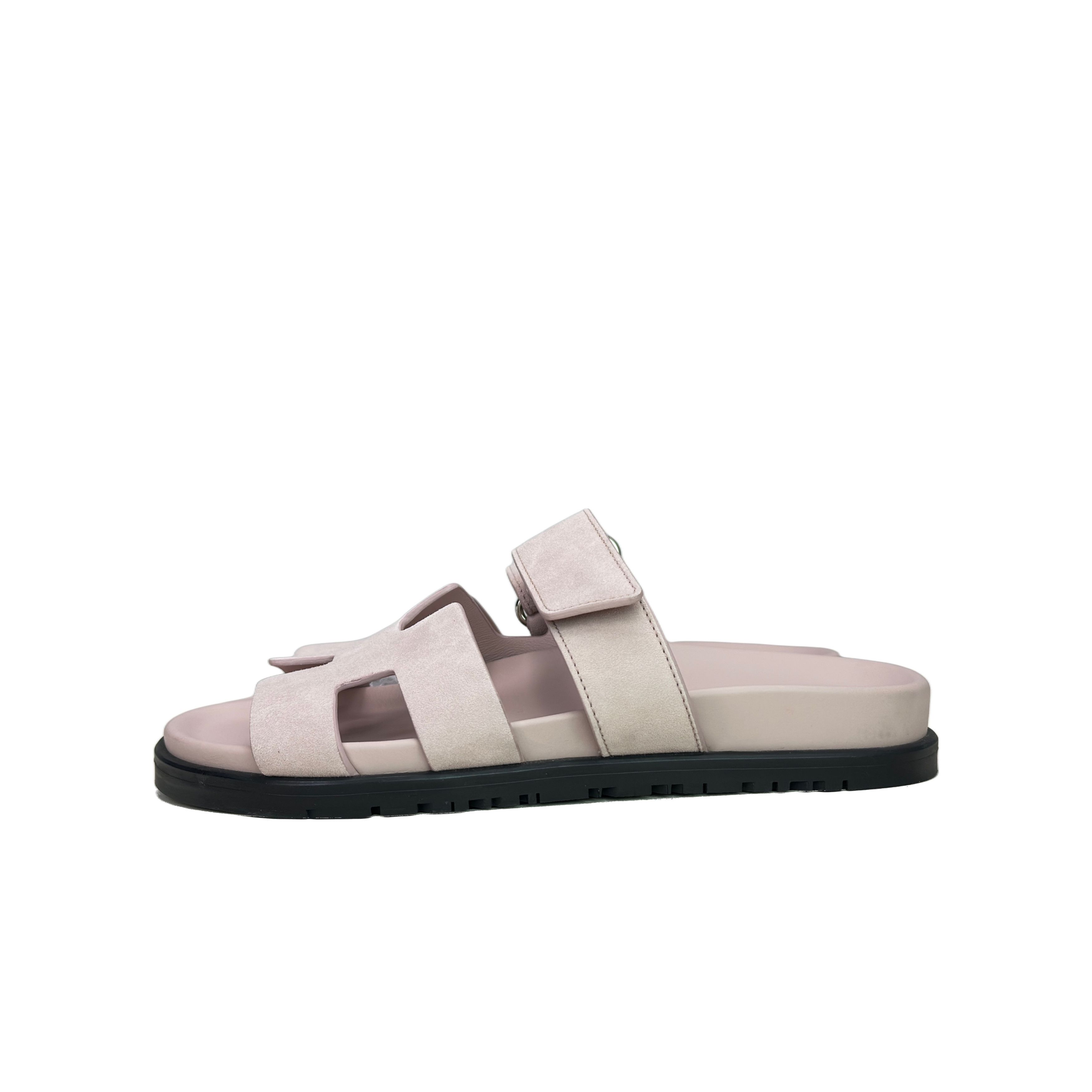 Hermes Hermès Chypre Suede Sandals Size 36.5 Size US 6.5 / IT 36.5 - 1 Thumbnail