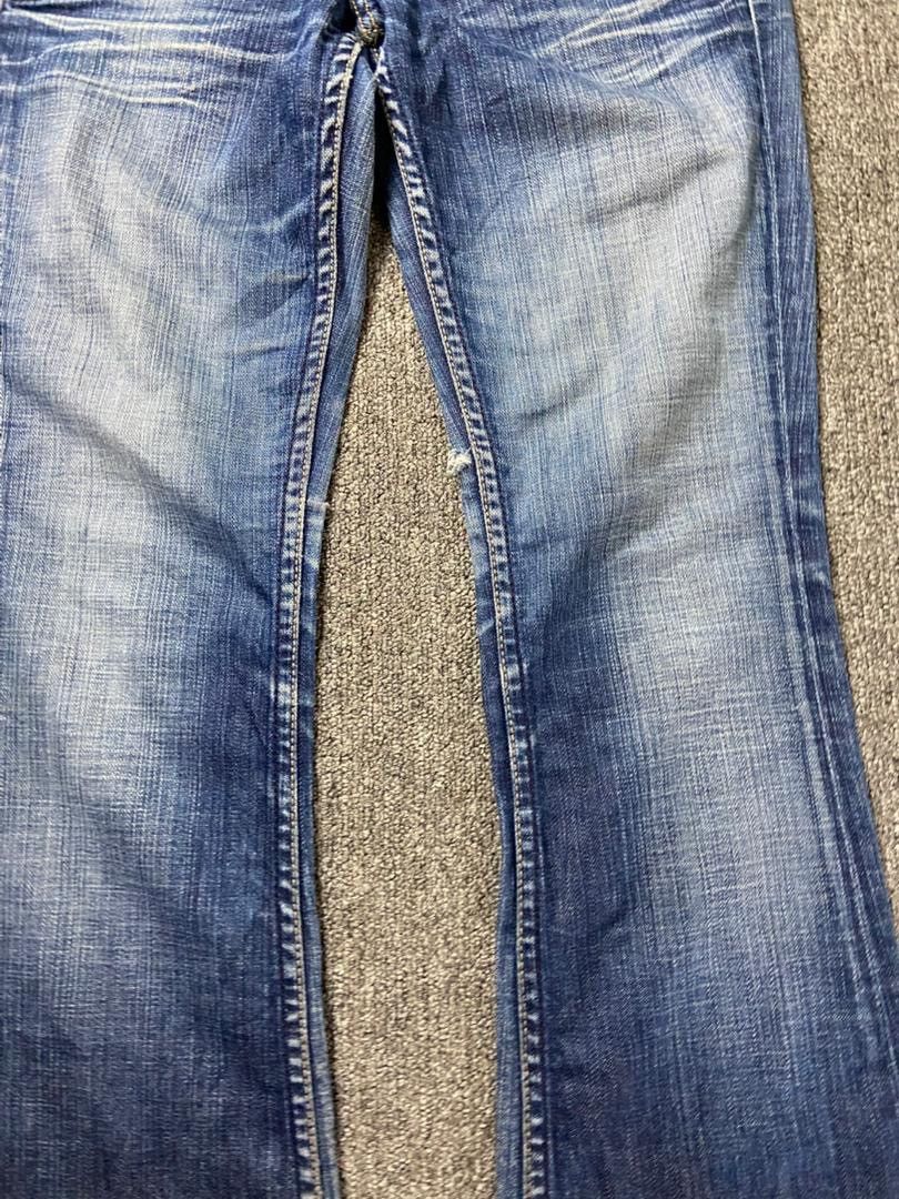 Japanese Brand YYY Yanuk Brand Distressed Flared Jeans (197) Size 30" / US 8 / IT 44 - 10 Thumbnail