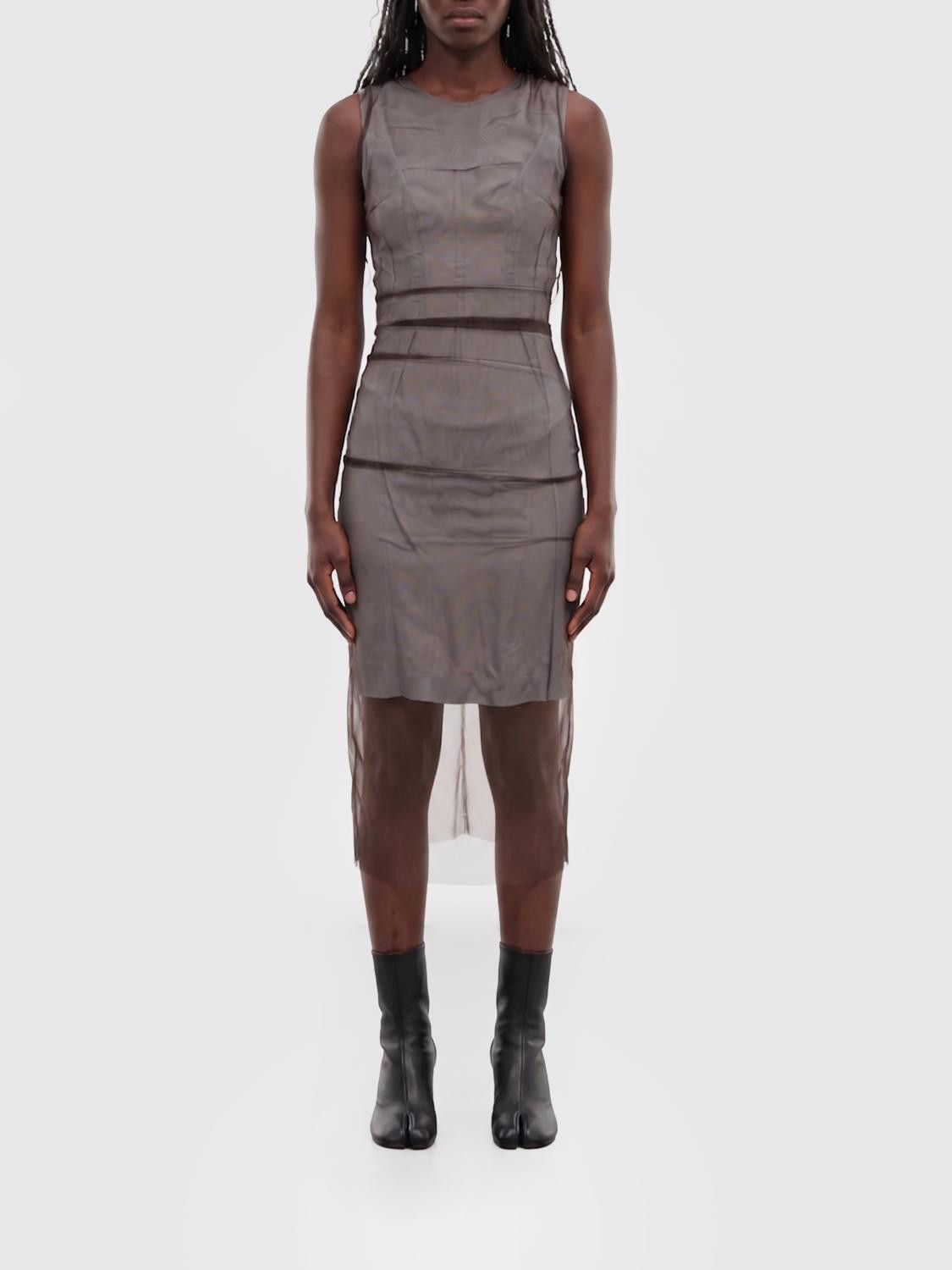 Maison Margiela Maison Margiela Dress Woman Brown Size S / US 4 / IT 40 - 1 Thumbnail