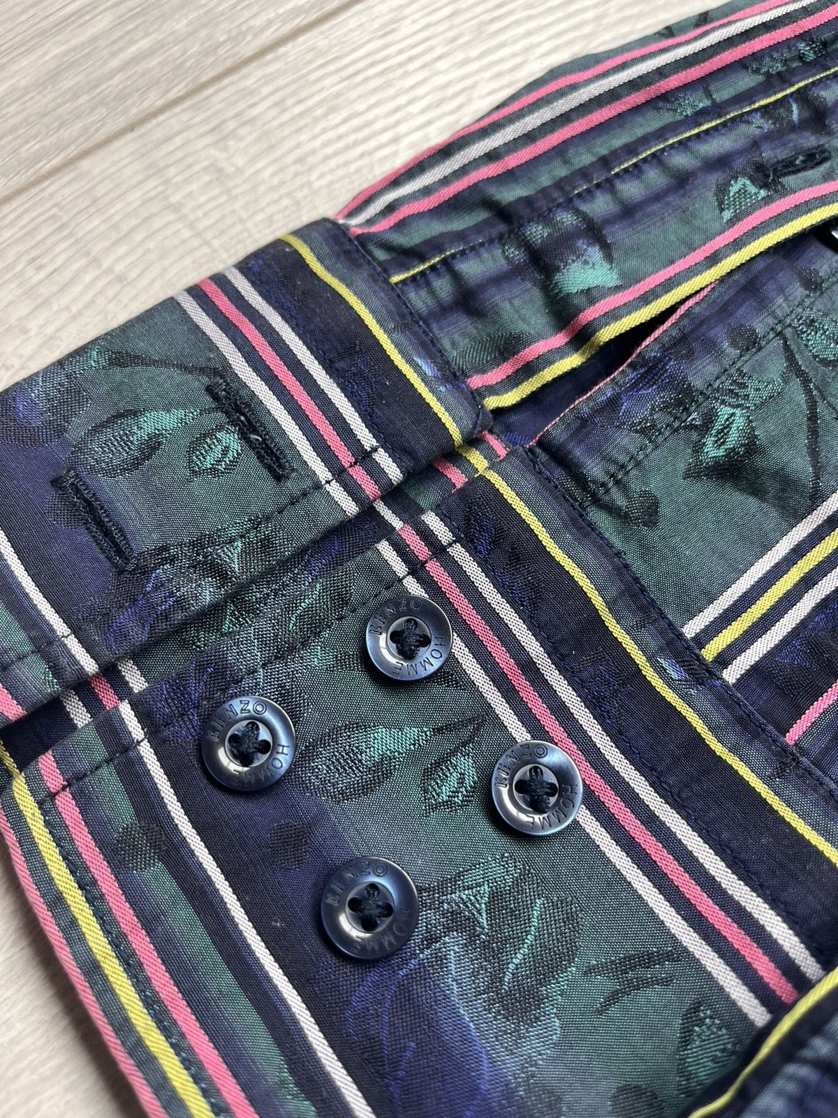 Kenzo Kenzo homme striped button M shirt Size US M / EU 48-50 / 2 - 8 Thumbnail